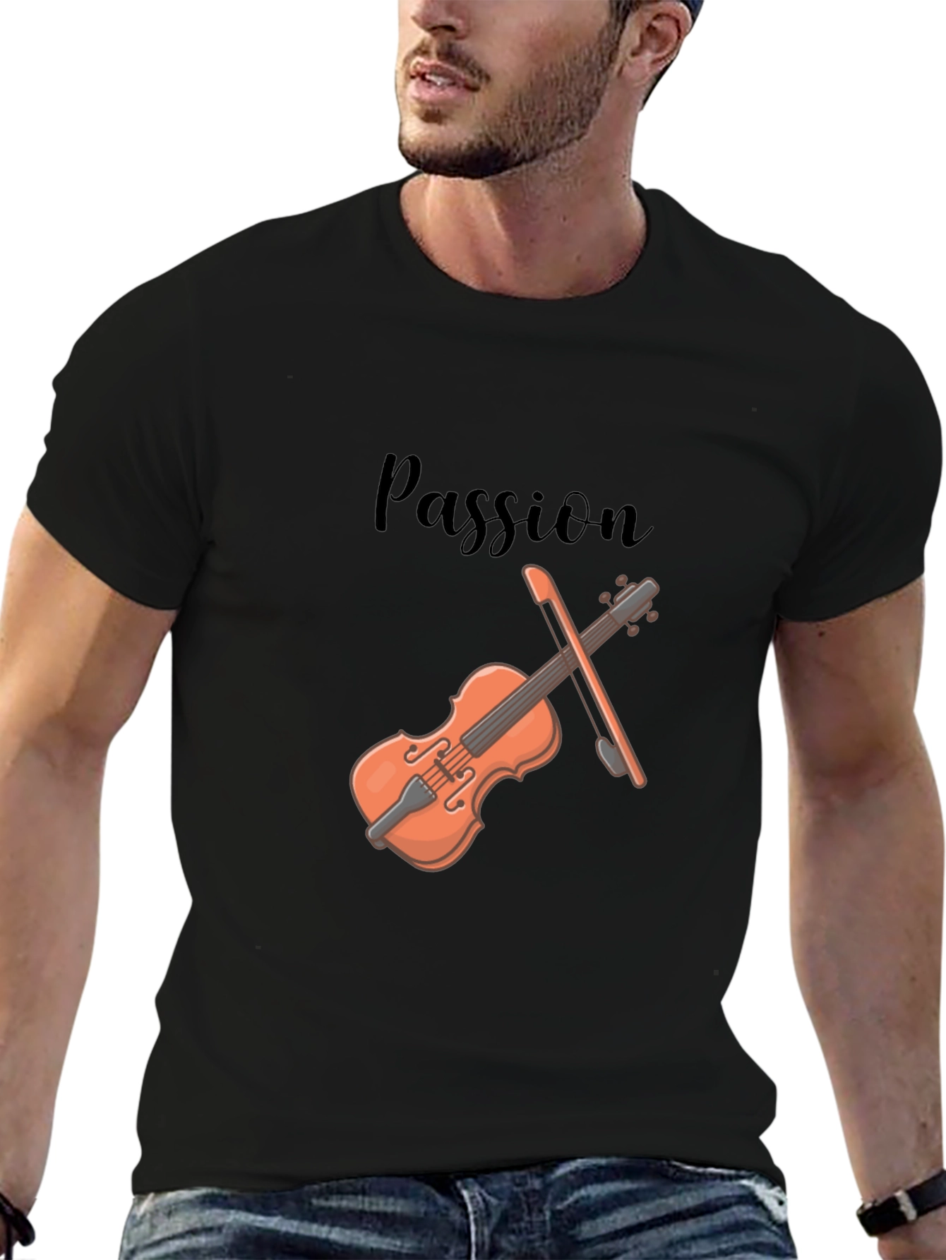 Passion Violin T-Shirt - Musicians Apparel