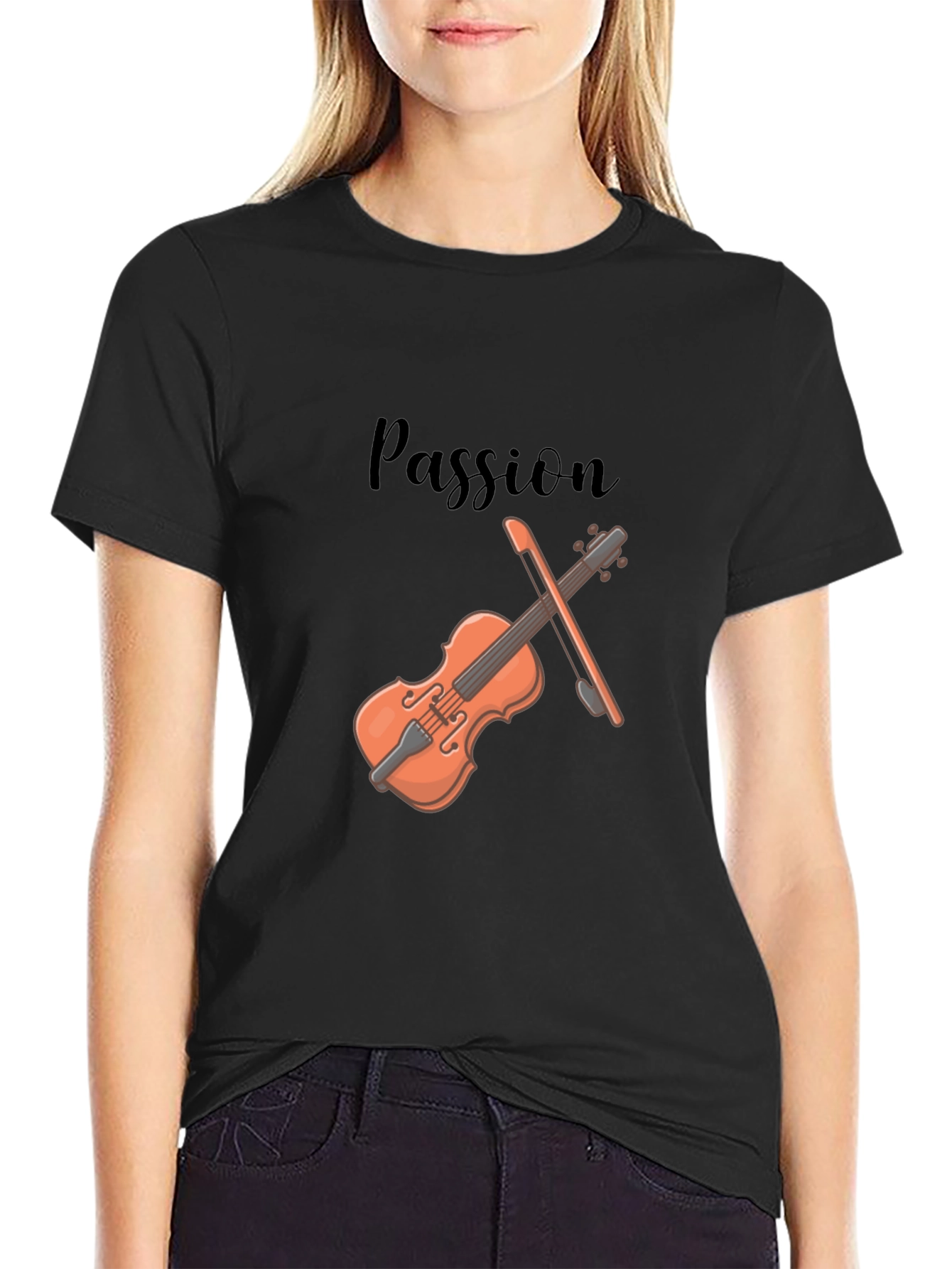 Passion Violin T-Shirt - Musicians Apparel