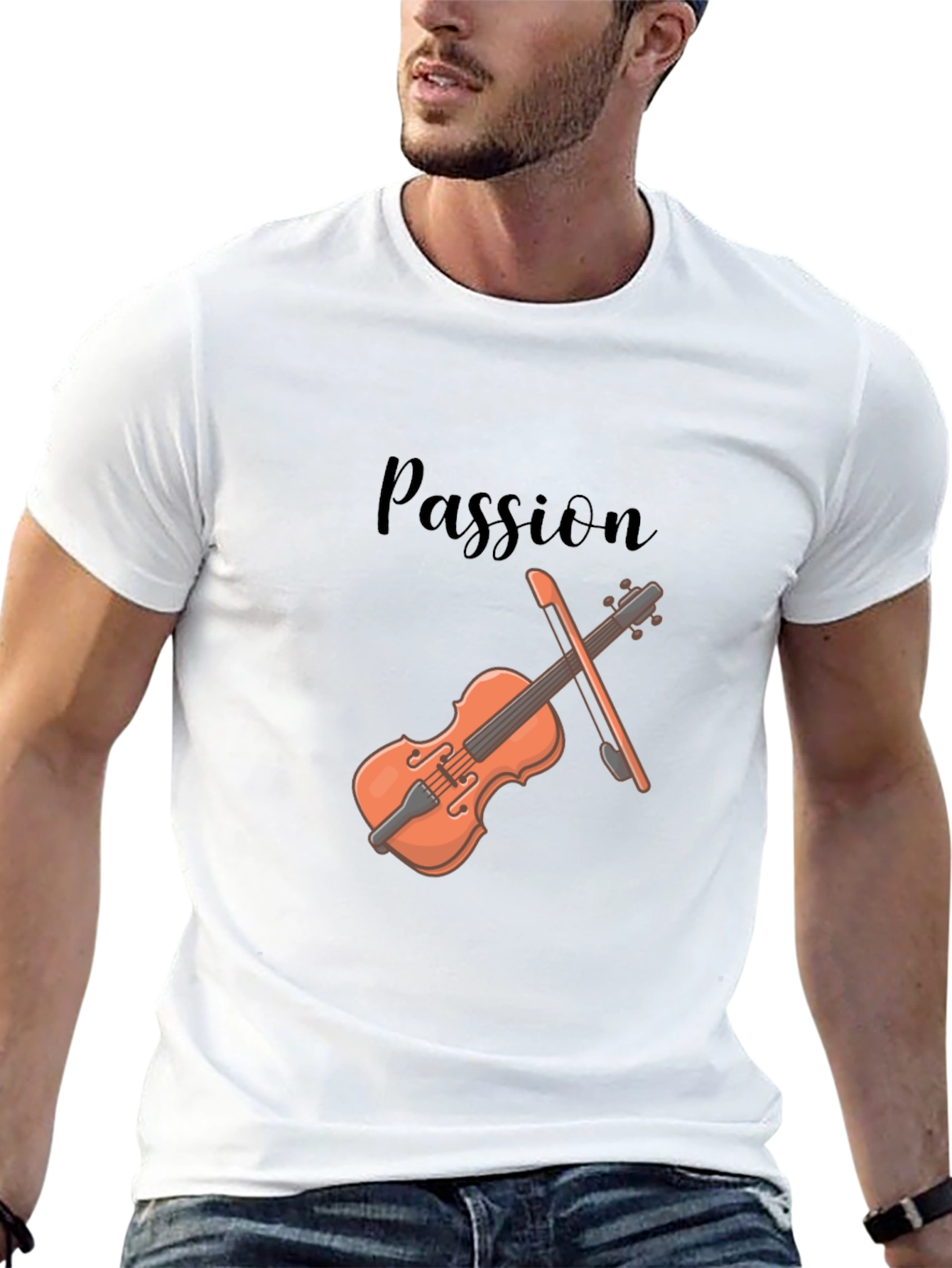 Passion Violin T-Shirt - Musicians Apparel