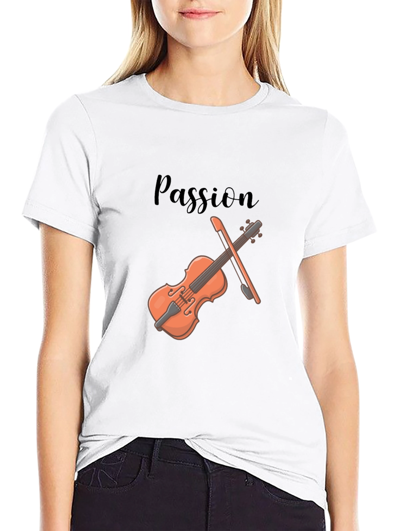 Passion Violin T-Shirt - Musicians Apparel