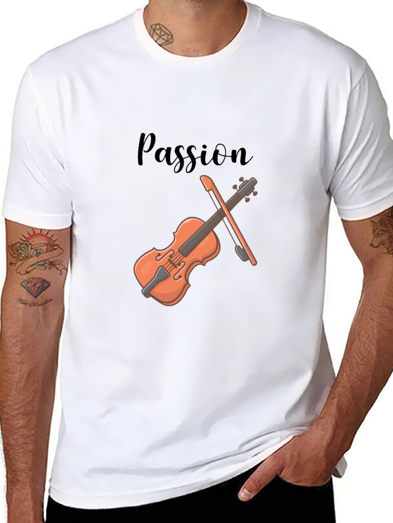 Passion Violin T-Shirt - Musicians Apparel