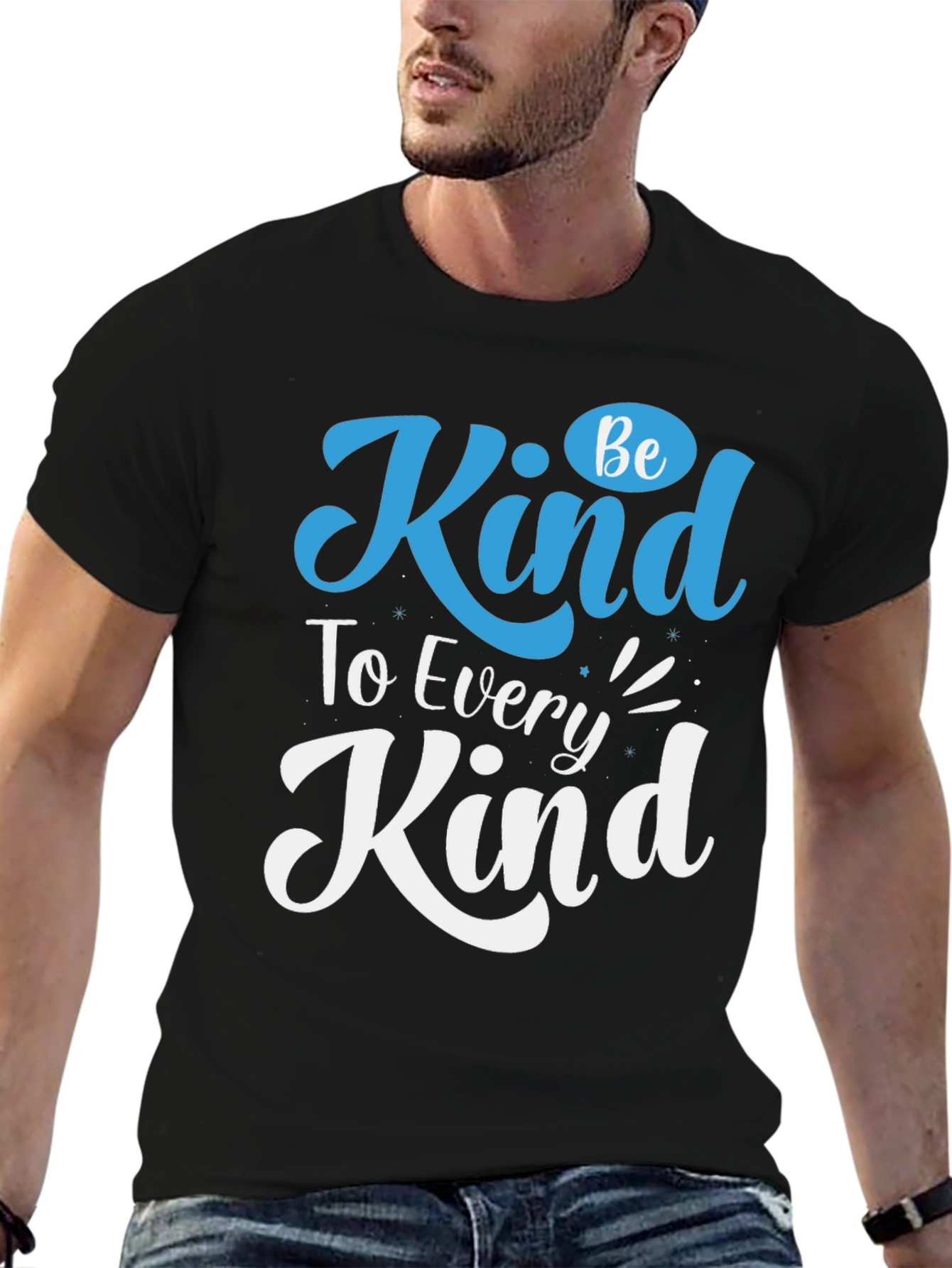 Be Kind T-Shirt - Graphic Print Cotton Tee