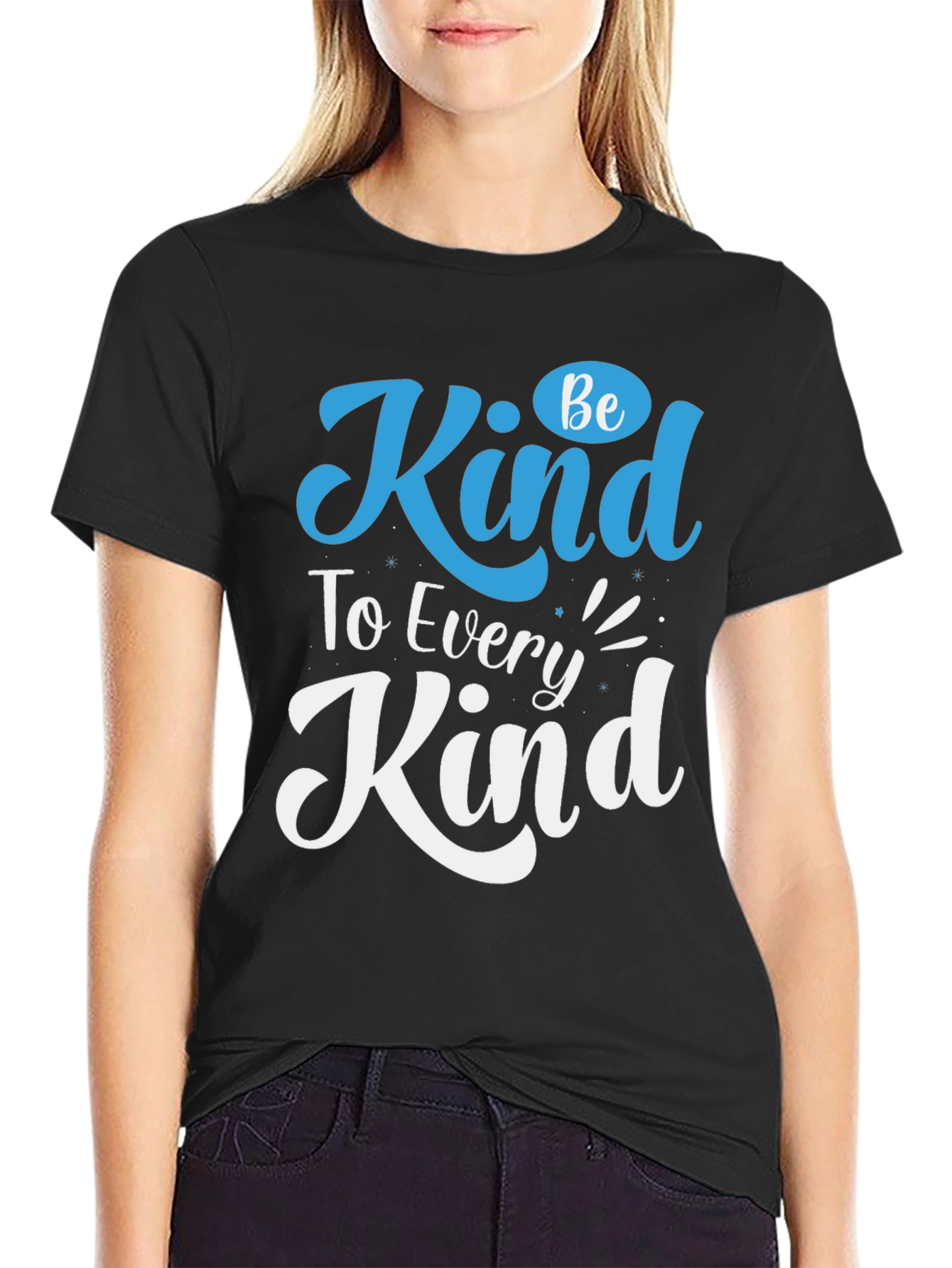 Be Kind T-Shirt - Graphic Print Cotton Tee