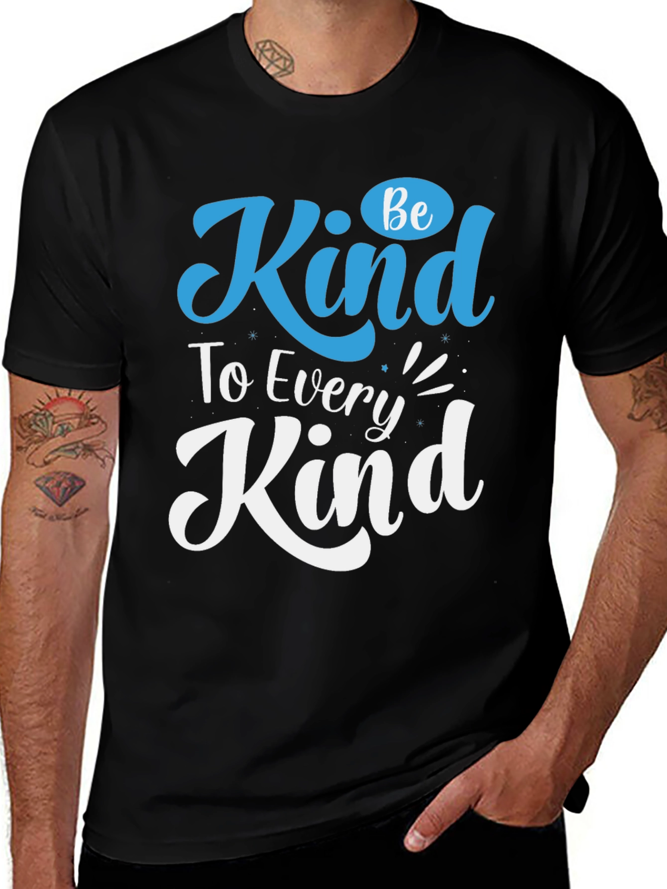 Be Kind T-Shirt - Graphic Print Cotton Tee