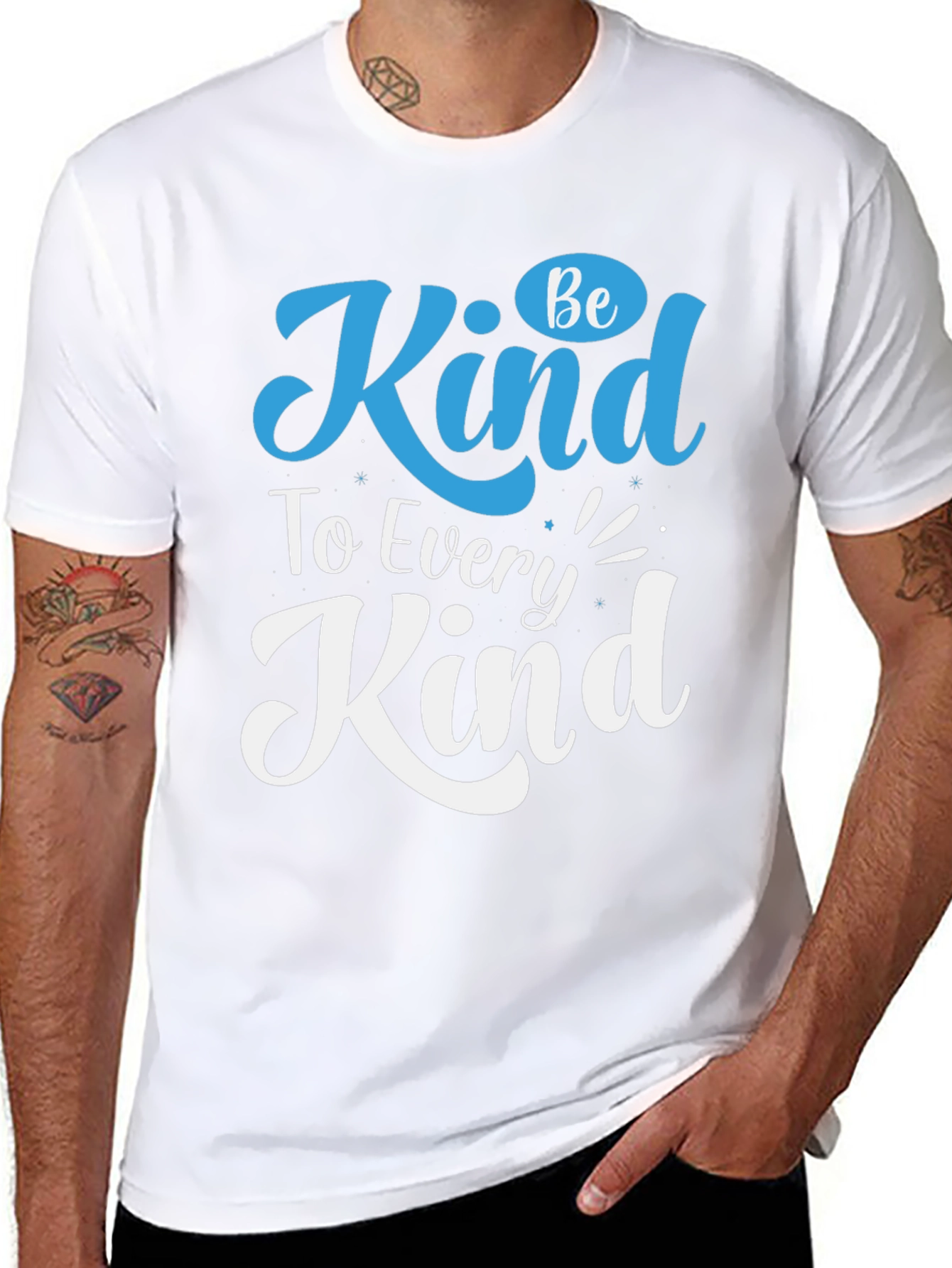Be Kind T-Shirt - Graphic Print Cotton Tee