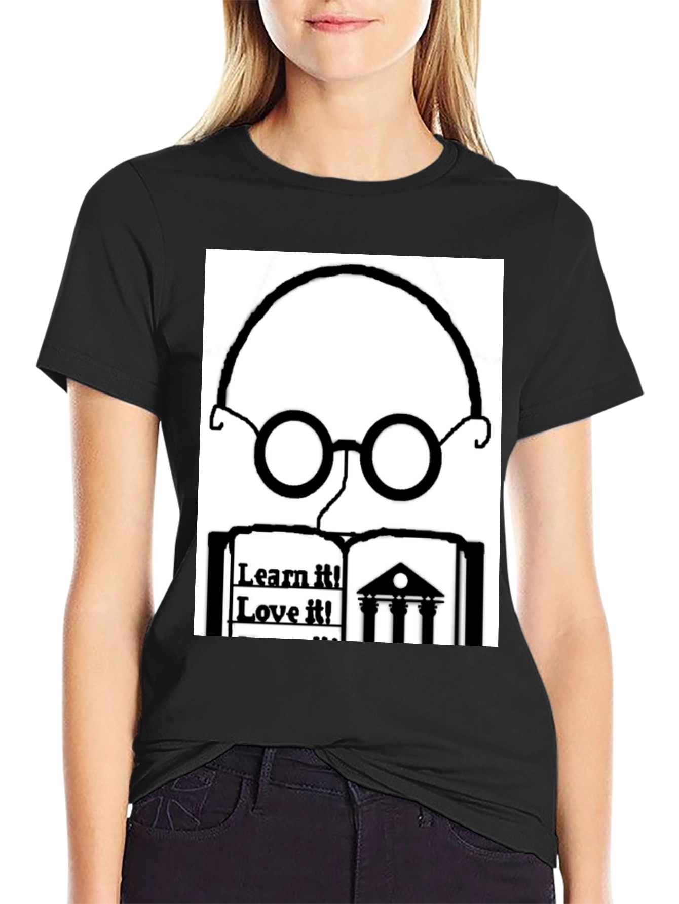 Learn & Love It Black T-Shirt