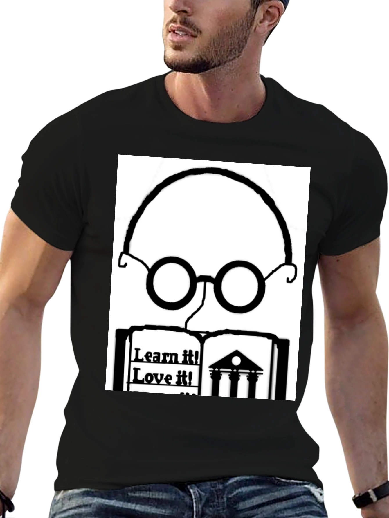 Learn & Love It Black T-Shirt