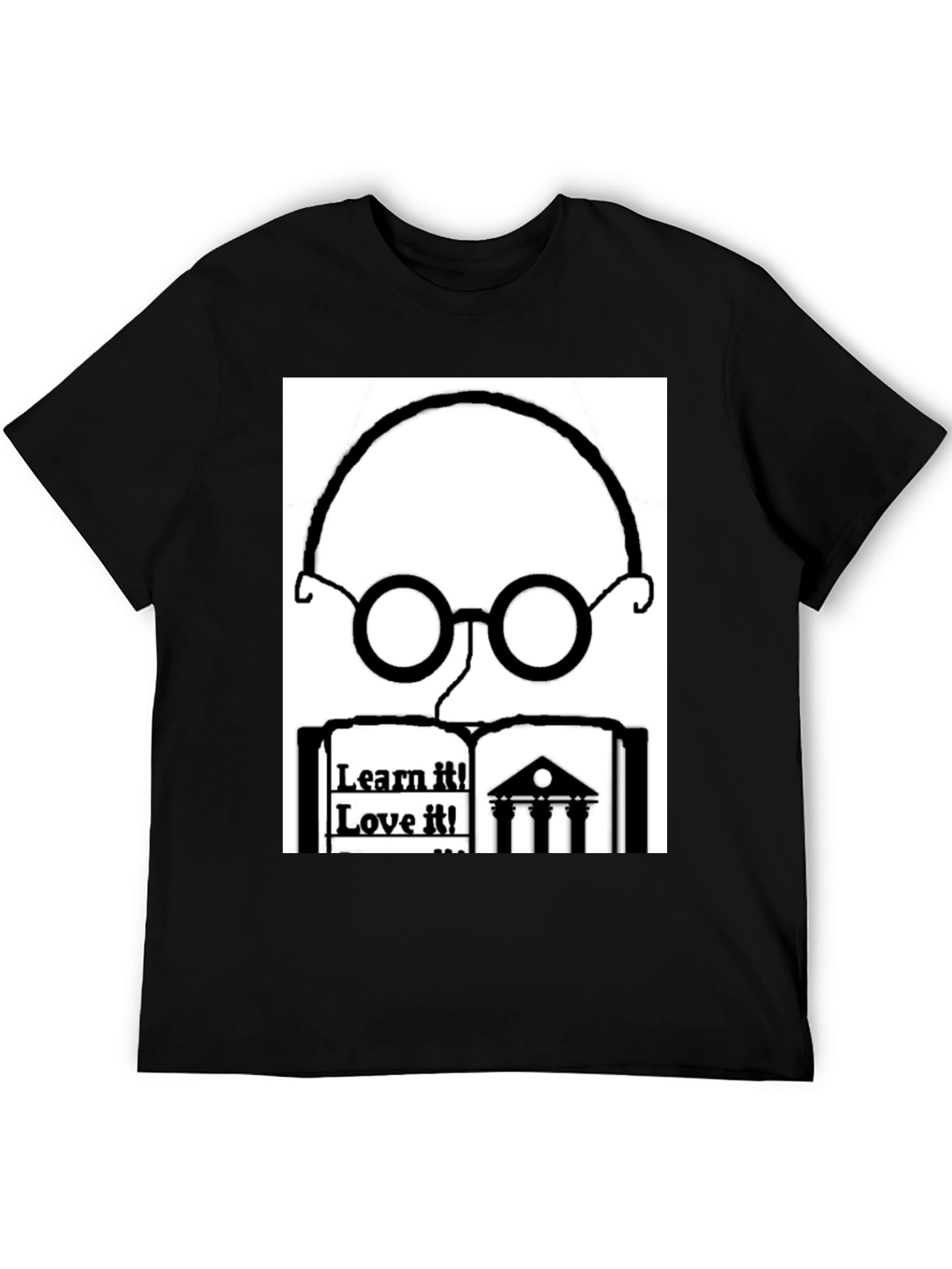 Learn & Love It Black T-Shirt