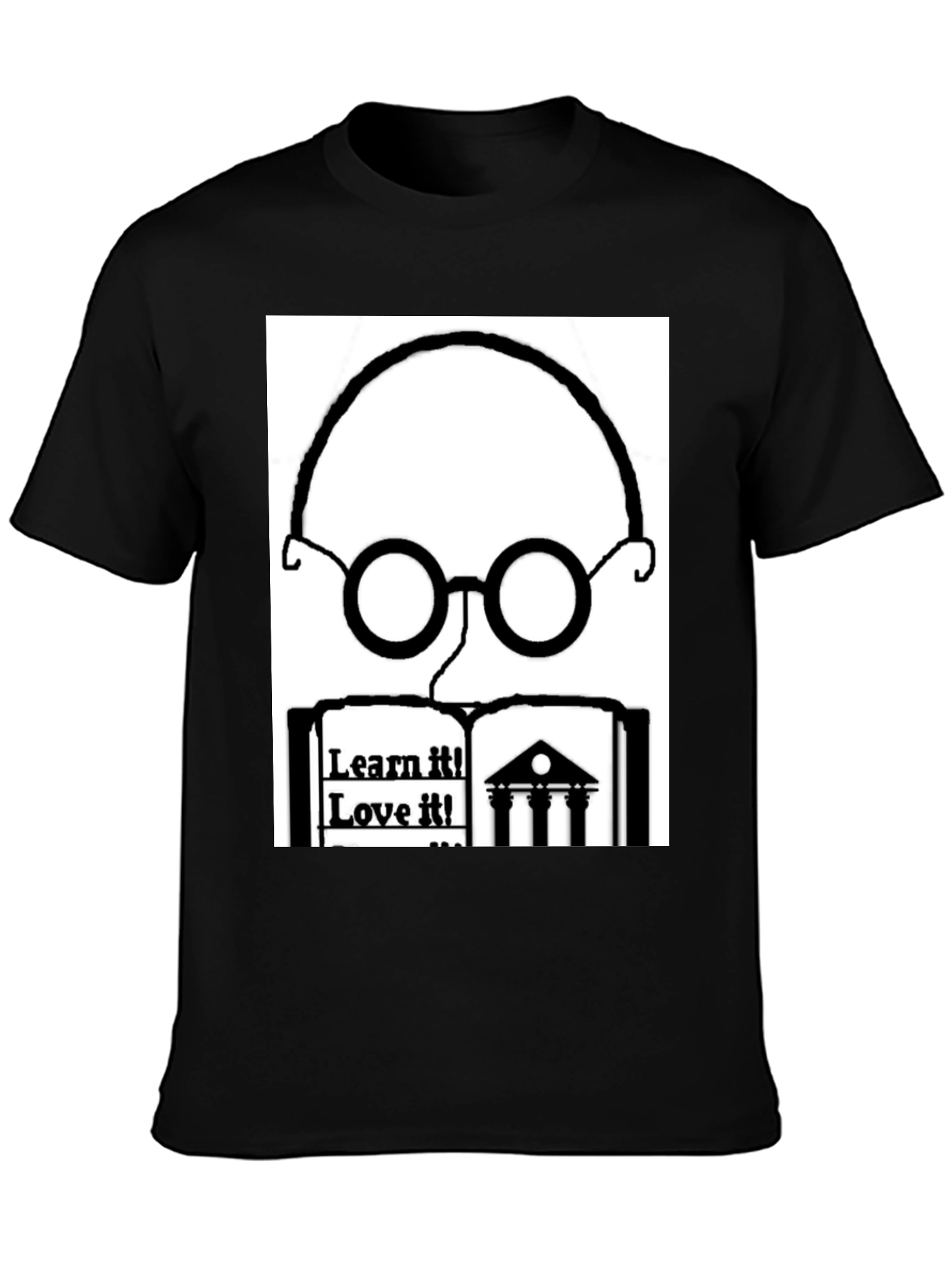 Learn & Love It Black T-Shirt