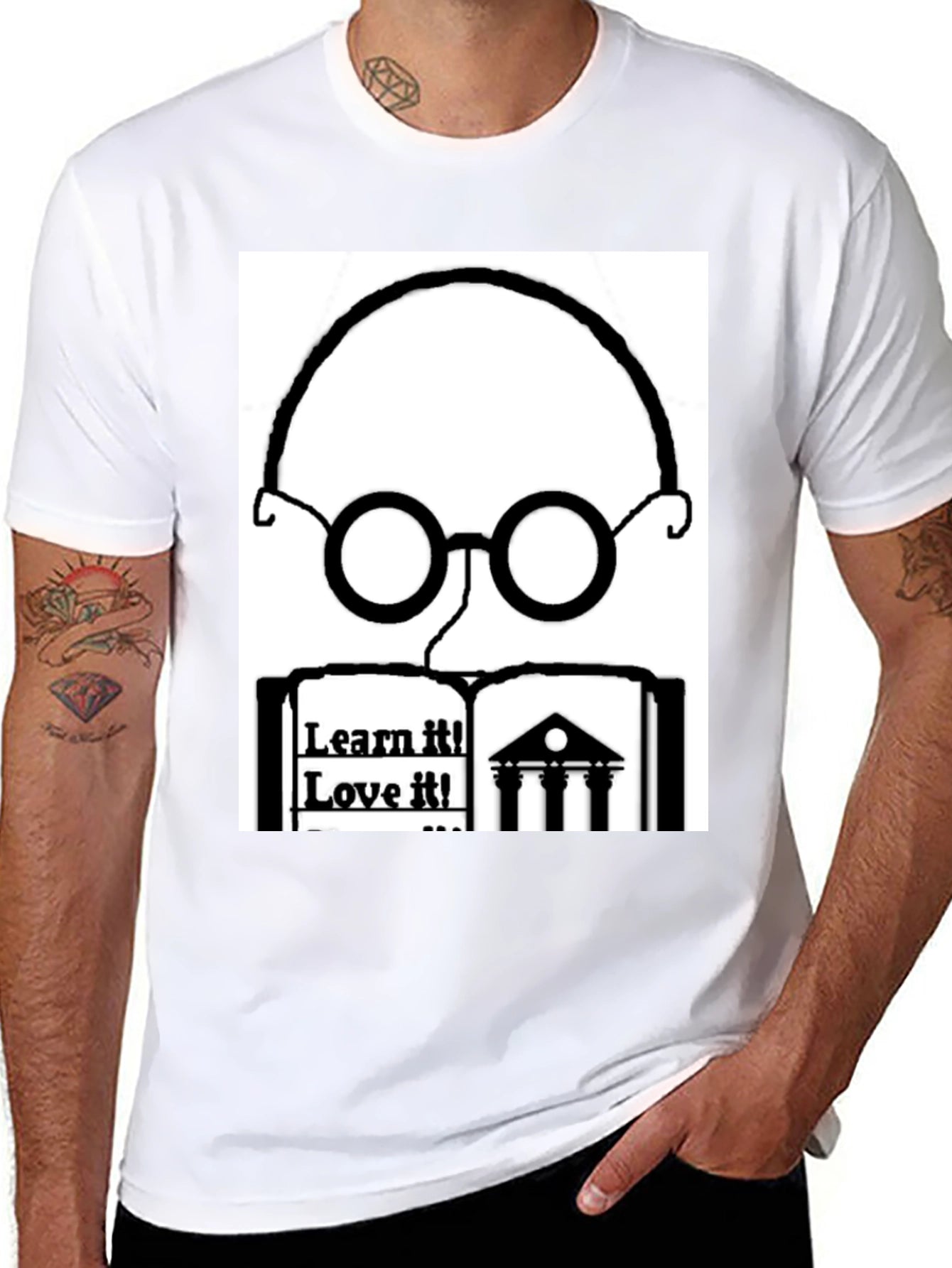 Learn & Love It Black T-Shirt