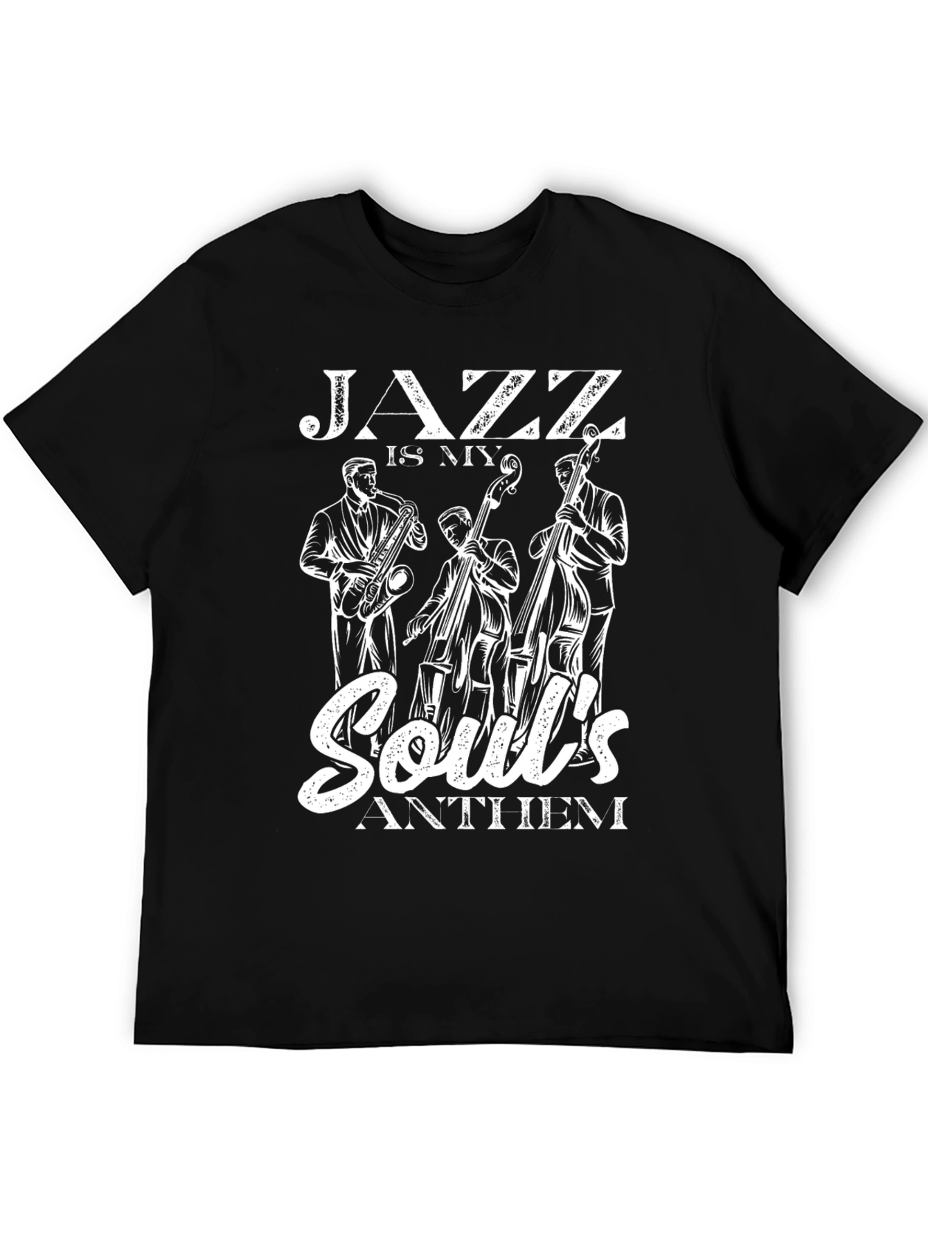 Jazz Souls Anthem Graphic Tee - Classic Black T-Shirt