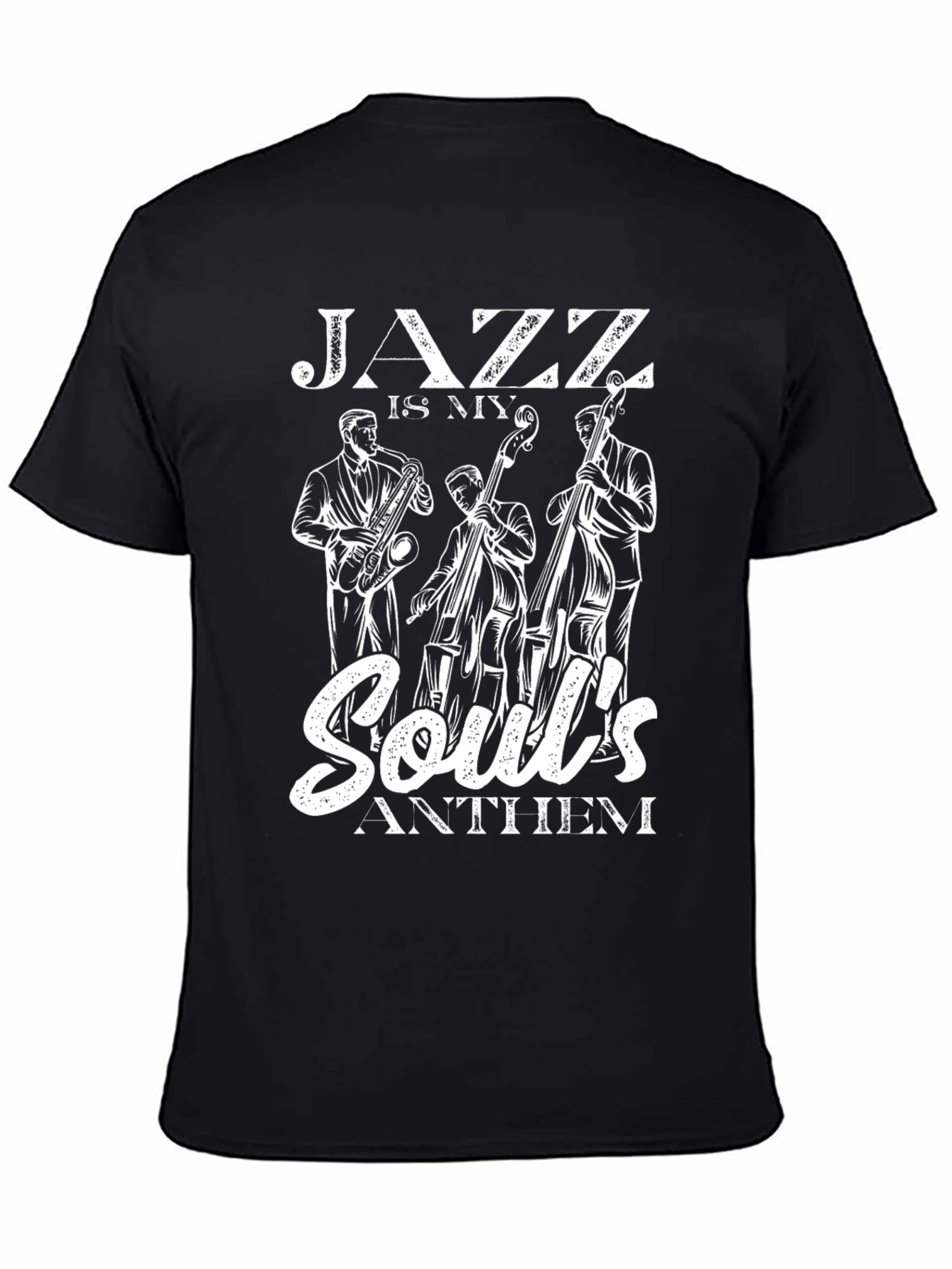 Jazz Souls Anthem Graphic Tee - Classic Black T-Shirt