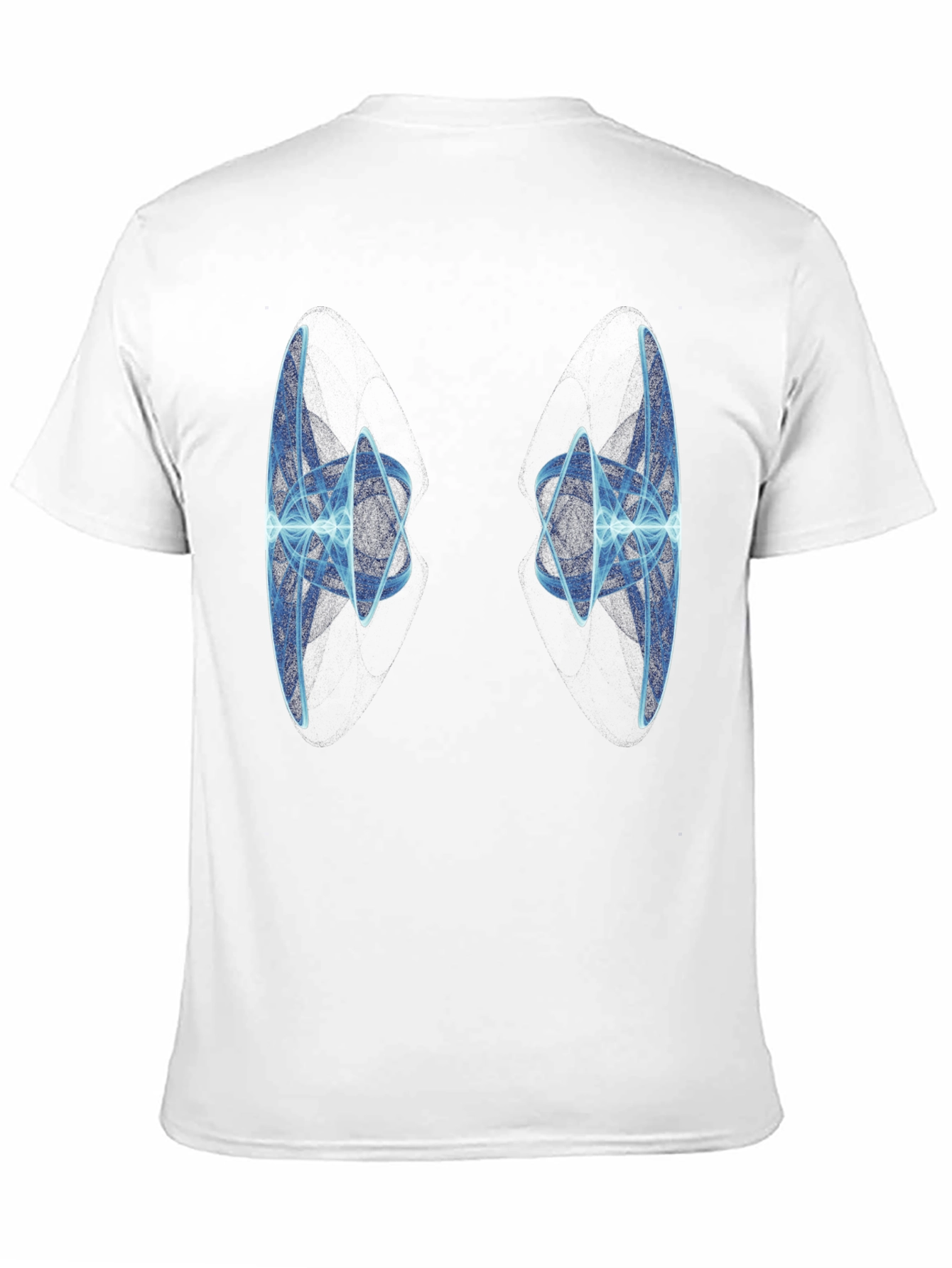 Abstract Light Design Black T-Shirt
