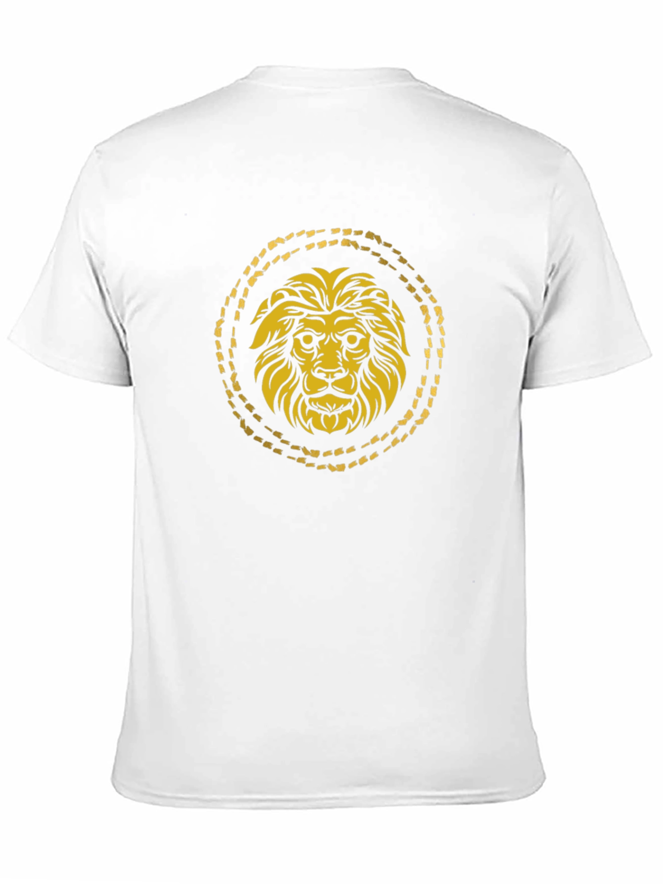 Golden Lion Graphic Black T-Shirt