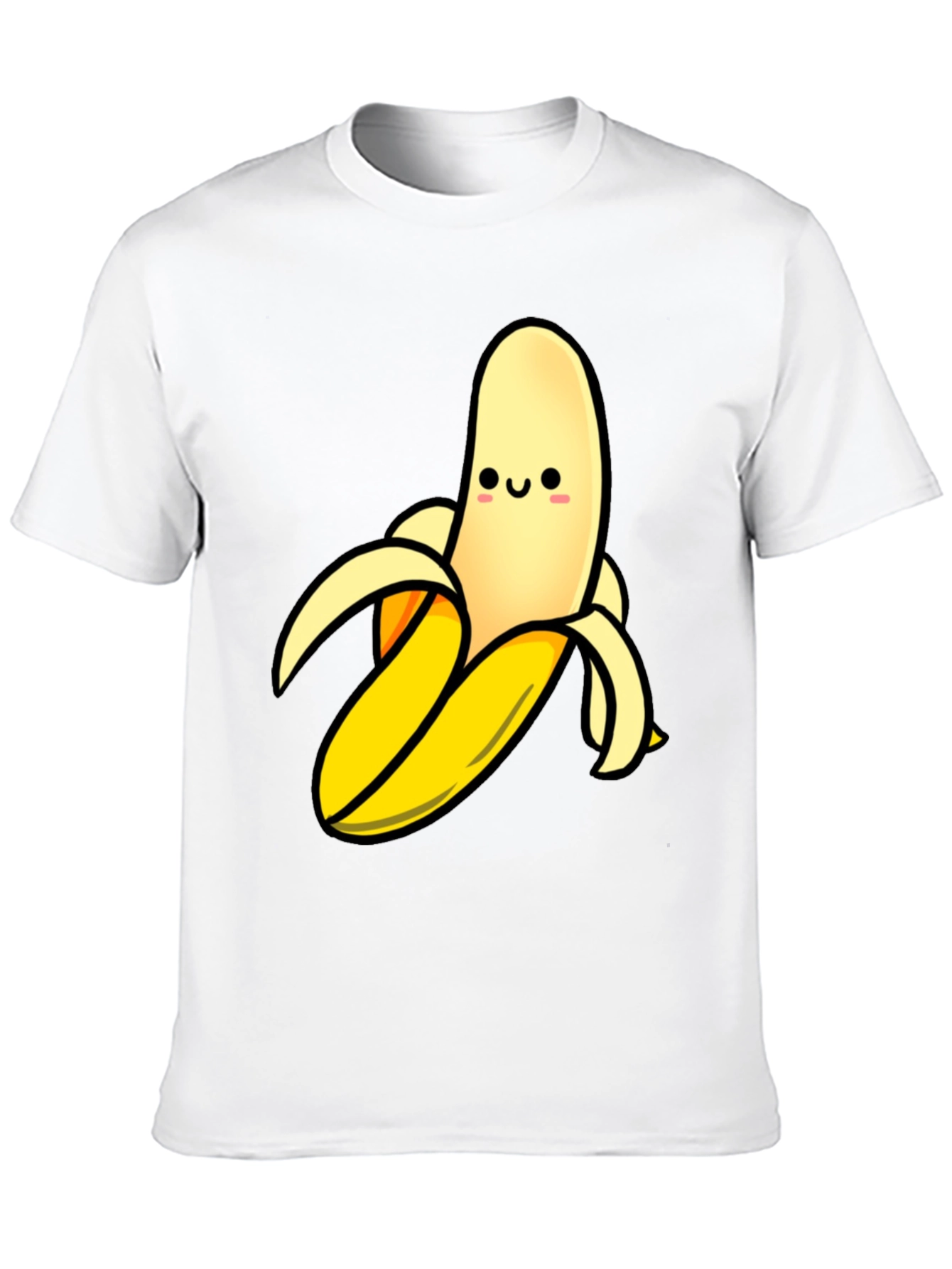 Cute Banana Graphic Print Mens T-Shirt