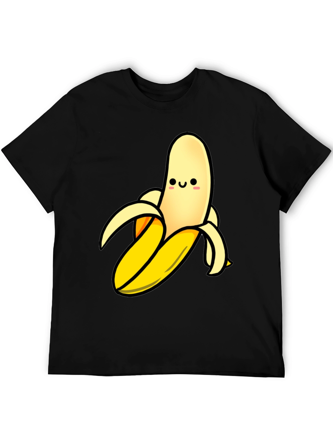 Cute Banana Graphic Print Mens T-Shirt