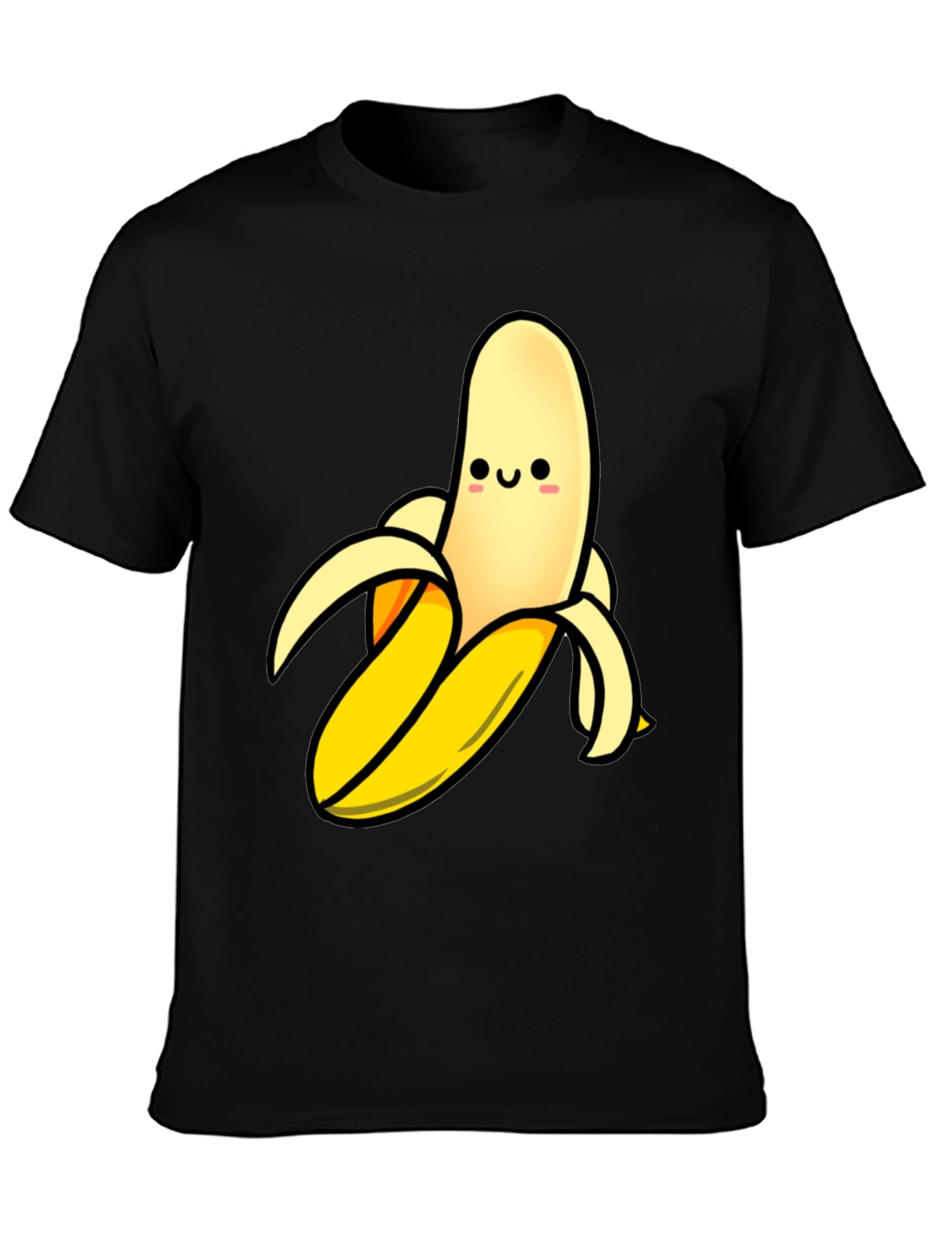 Cute Banana Graphic Print Mens T-Shirt