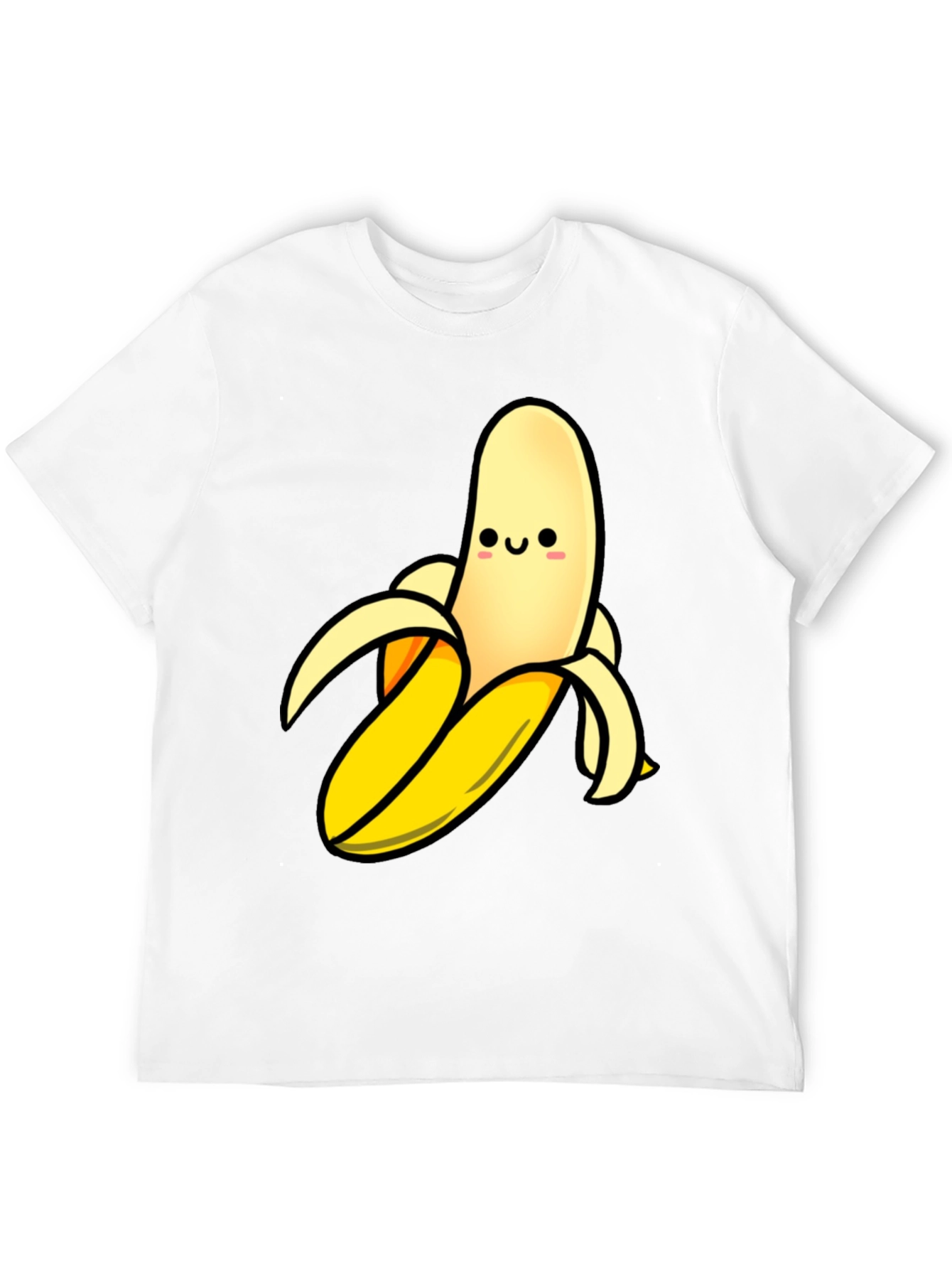 Cute Banana Graphic Print Mens T-Shirt