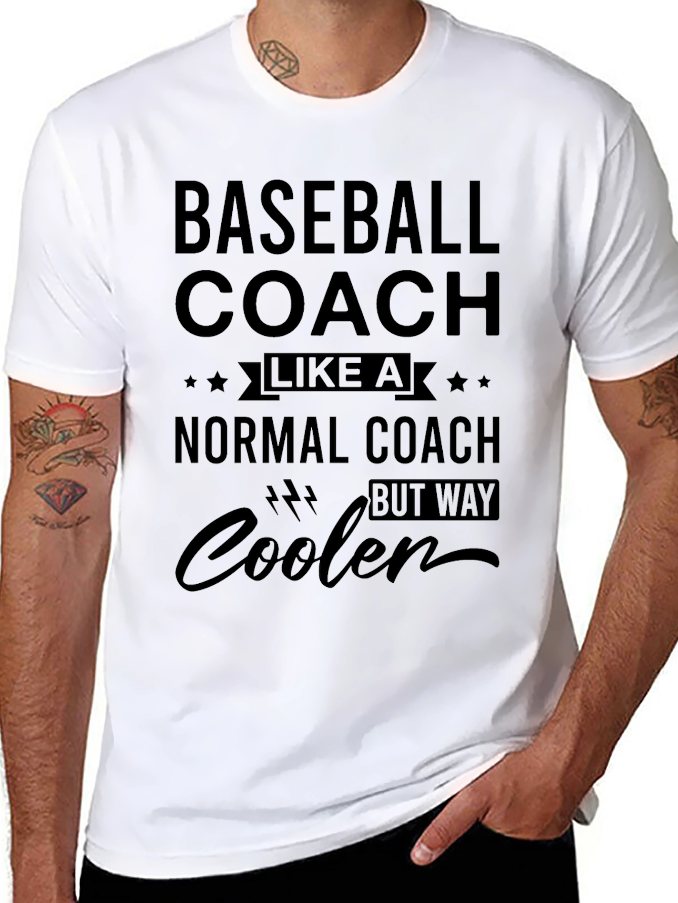 Baseball Coach T-Shirt - Way Cooler Tee