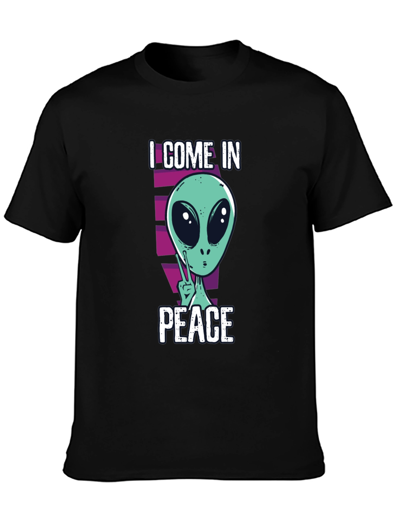I Come In Peace Alien T-Shirt