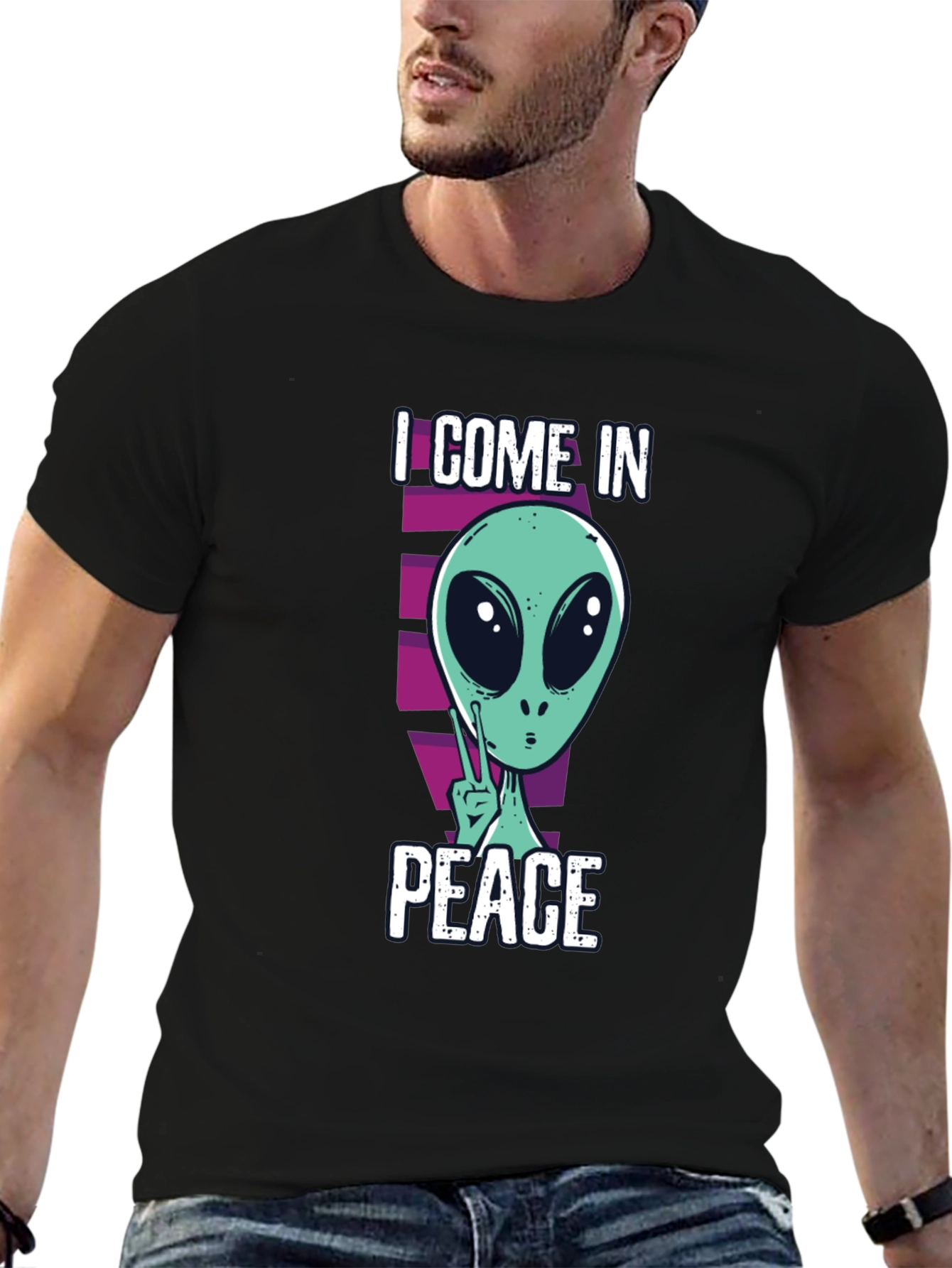 I Come In Peace Alien T-Shirt