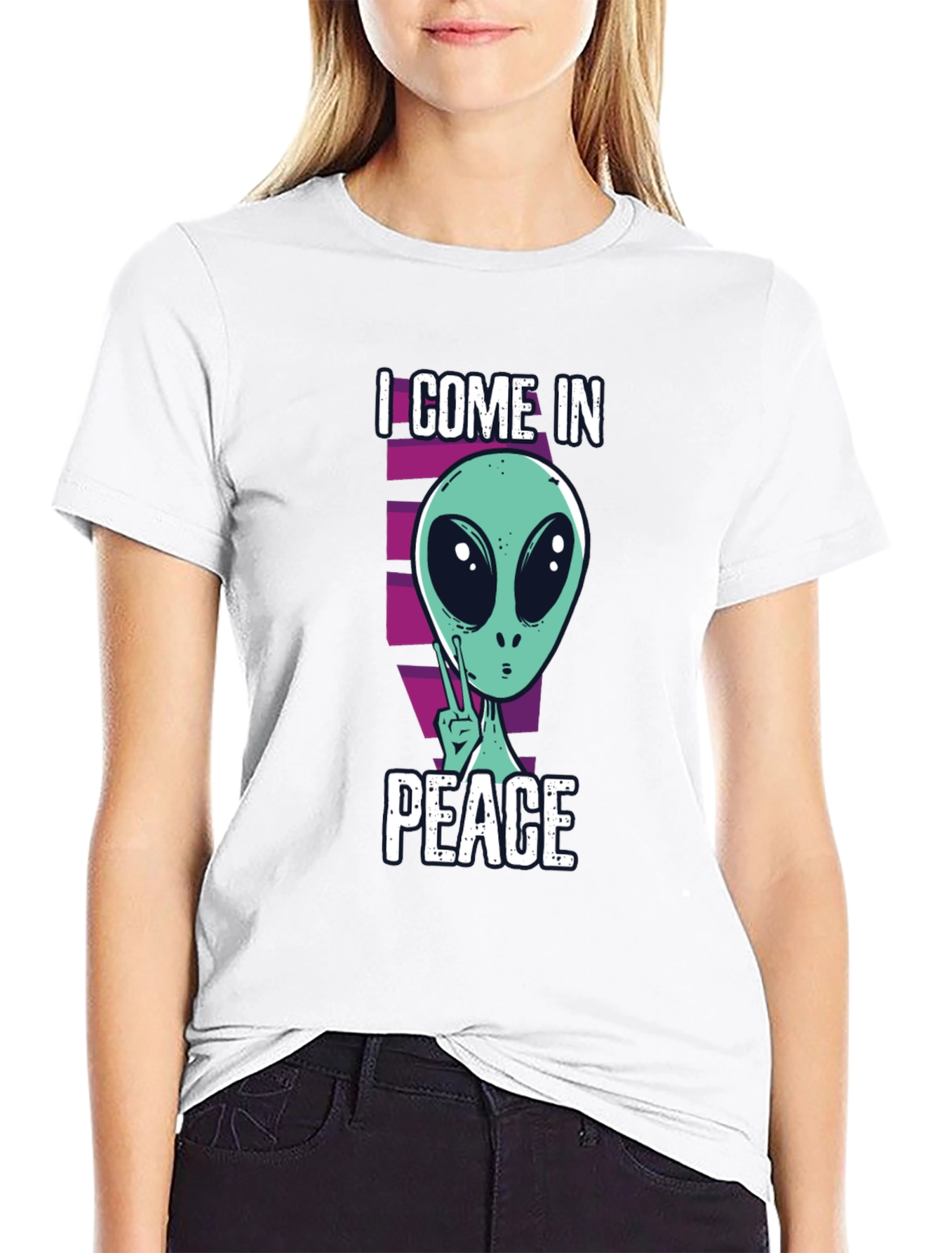 I Come In Peace Alien T-Shirt