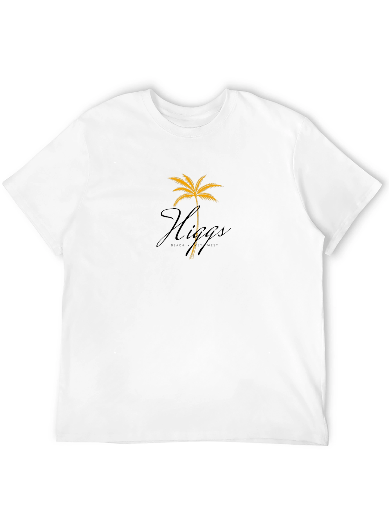 Higgs Beach West Palm Tree Black T-Shirt