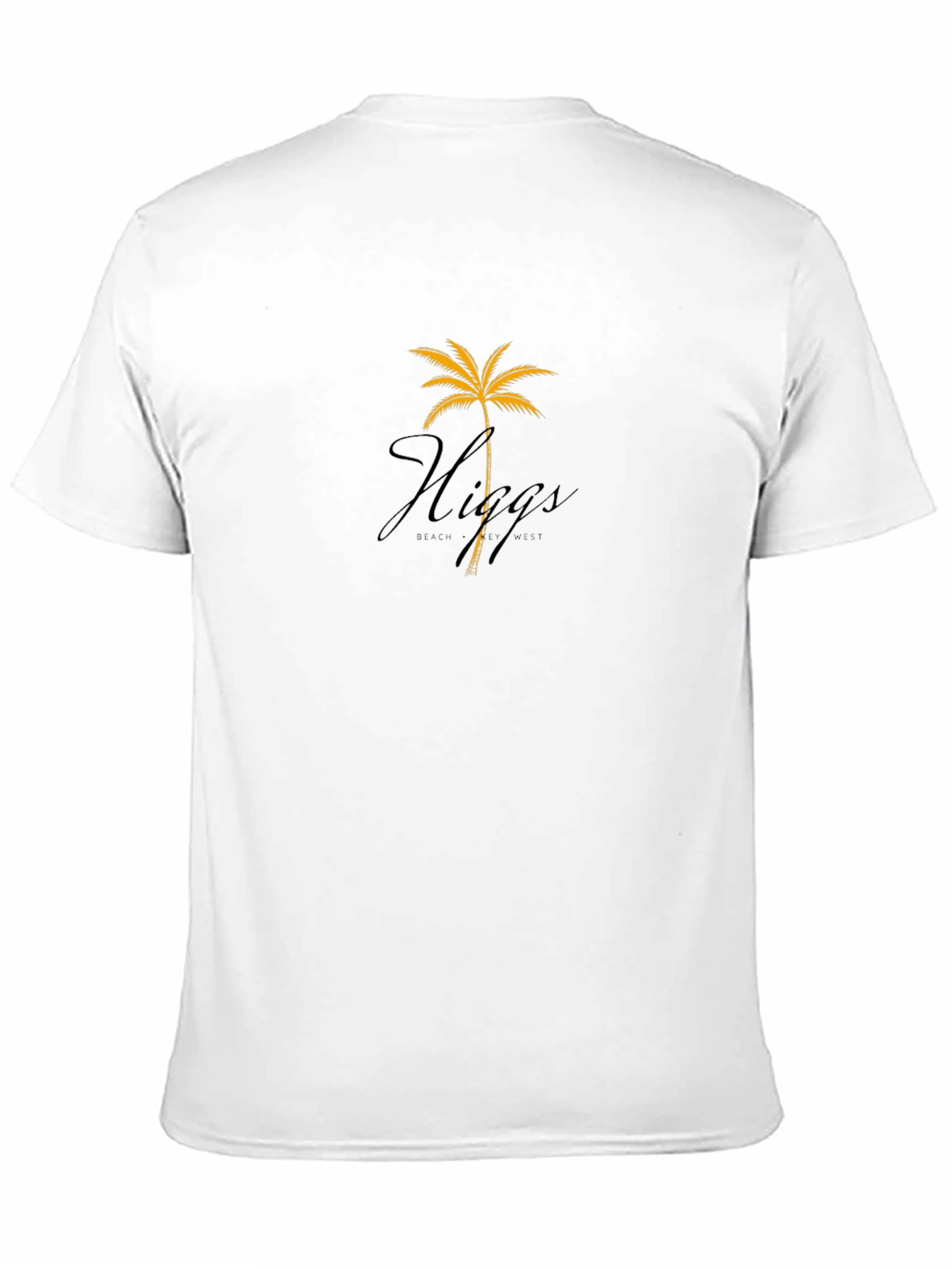 Higgs Beach West Palm Tree Black T-Shirt