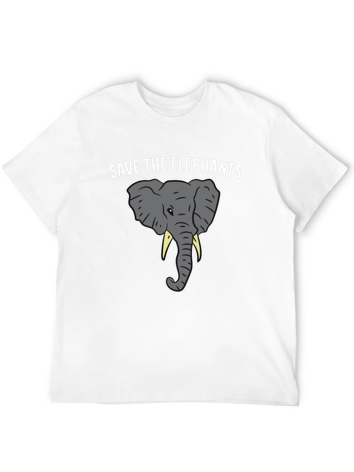 Save the Elephants Graphic Tee - Black