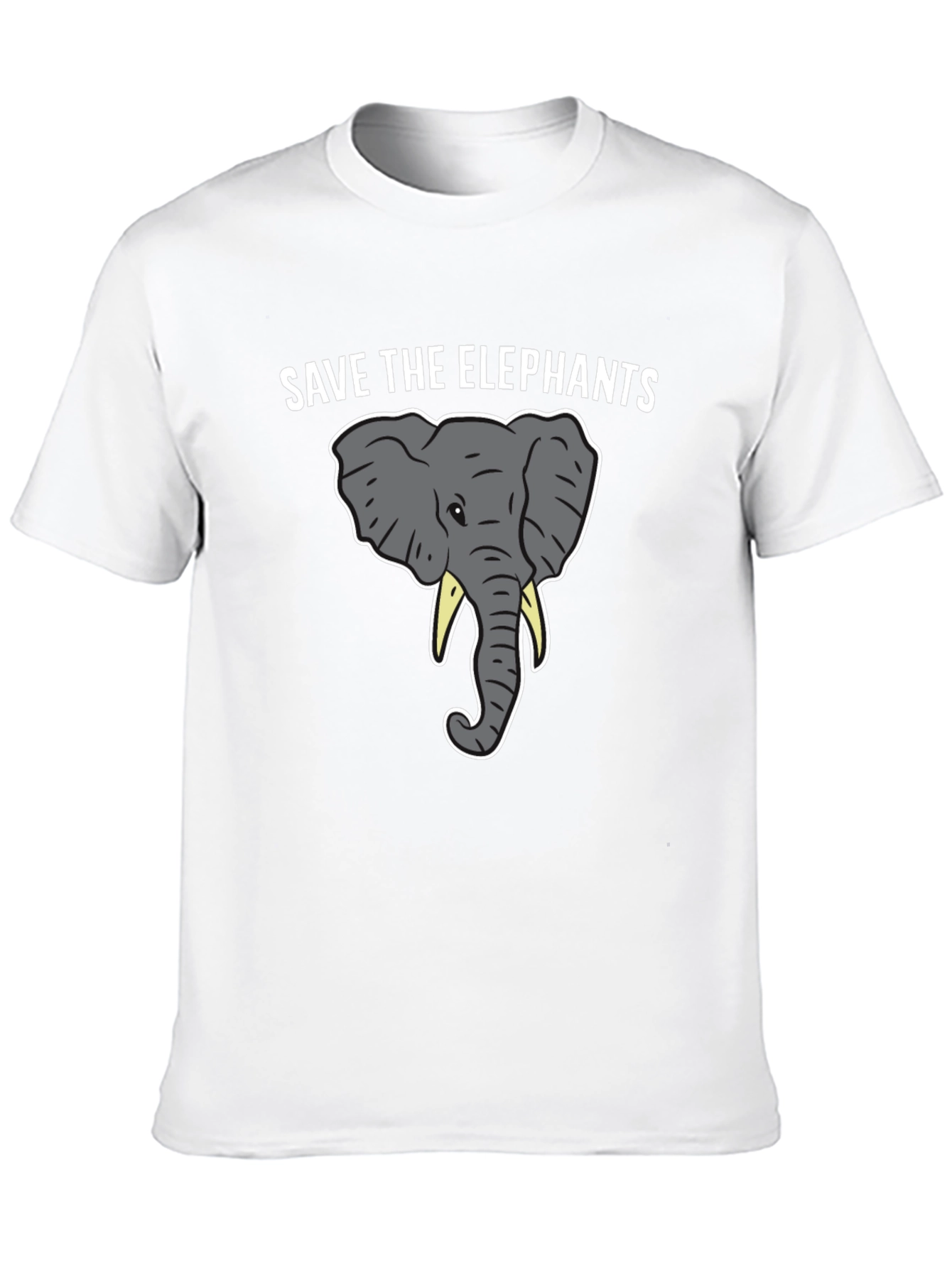 Save the Elephants Graphic Tee - Black