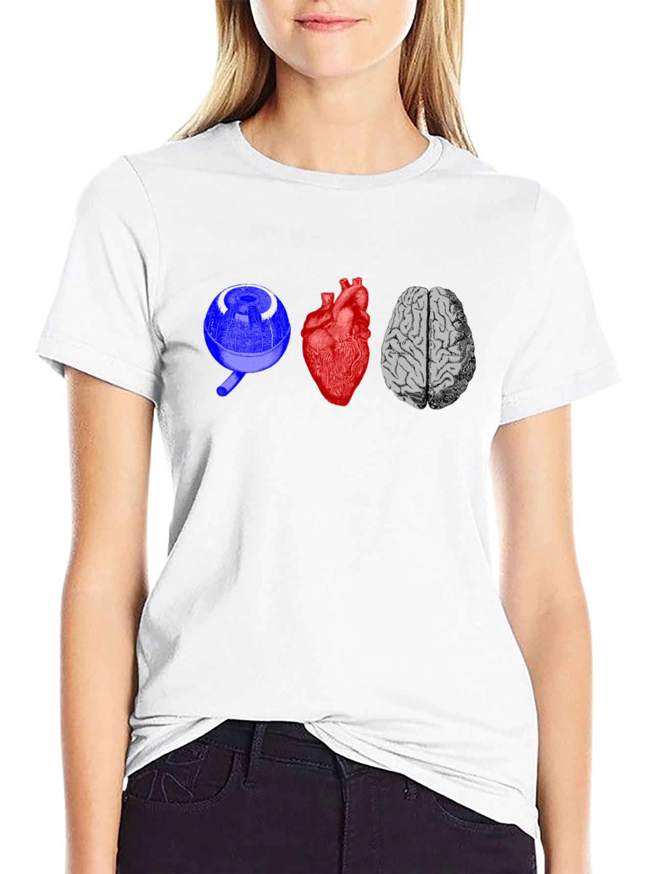 Eye Heart Brain Graphic Tee