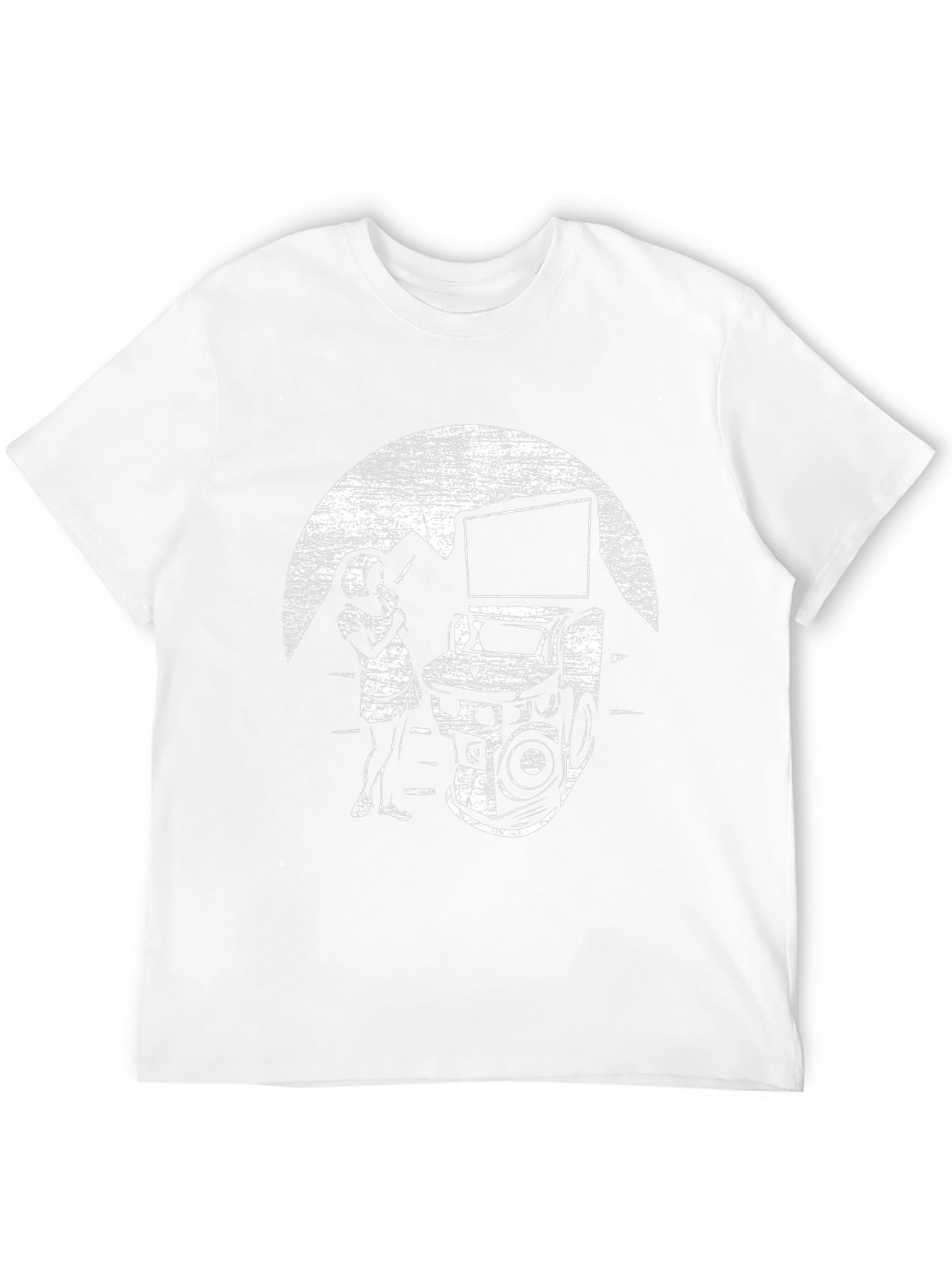 Retro Arcade Gamer T-Shirt - Black
