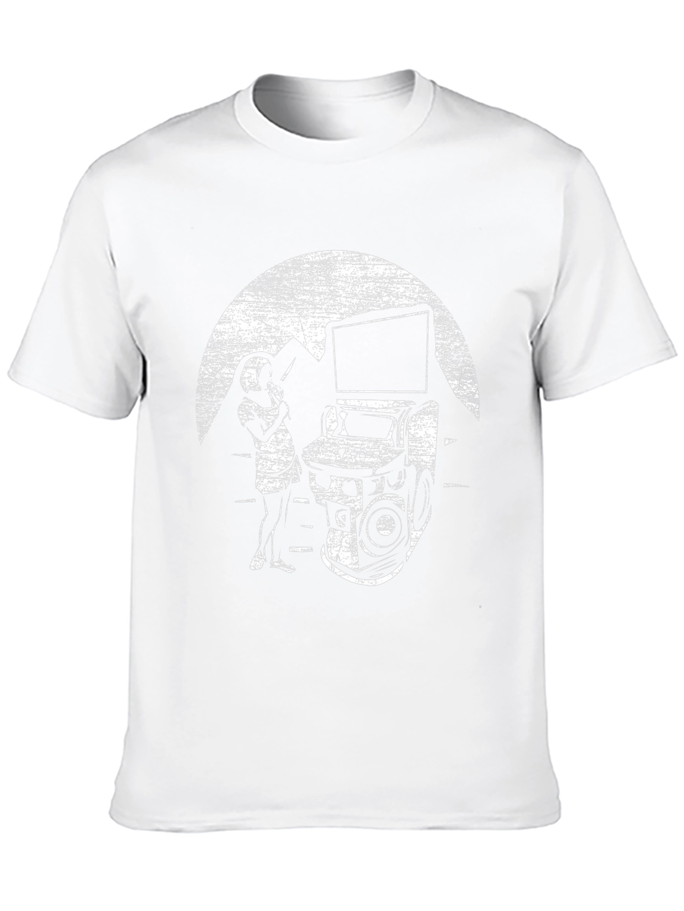 Retro Arcade Gamer T-Shirt - Black