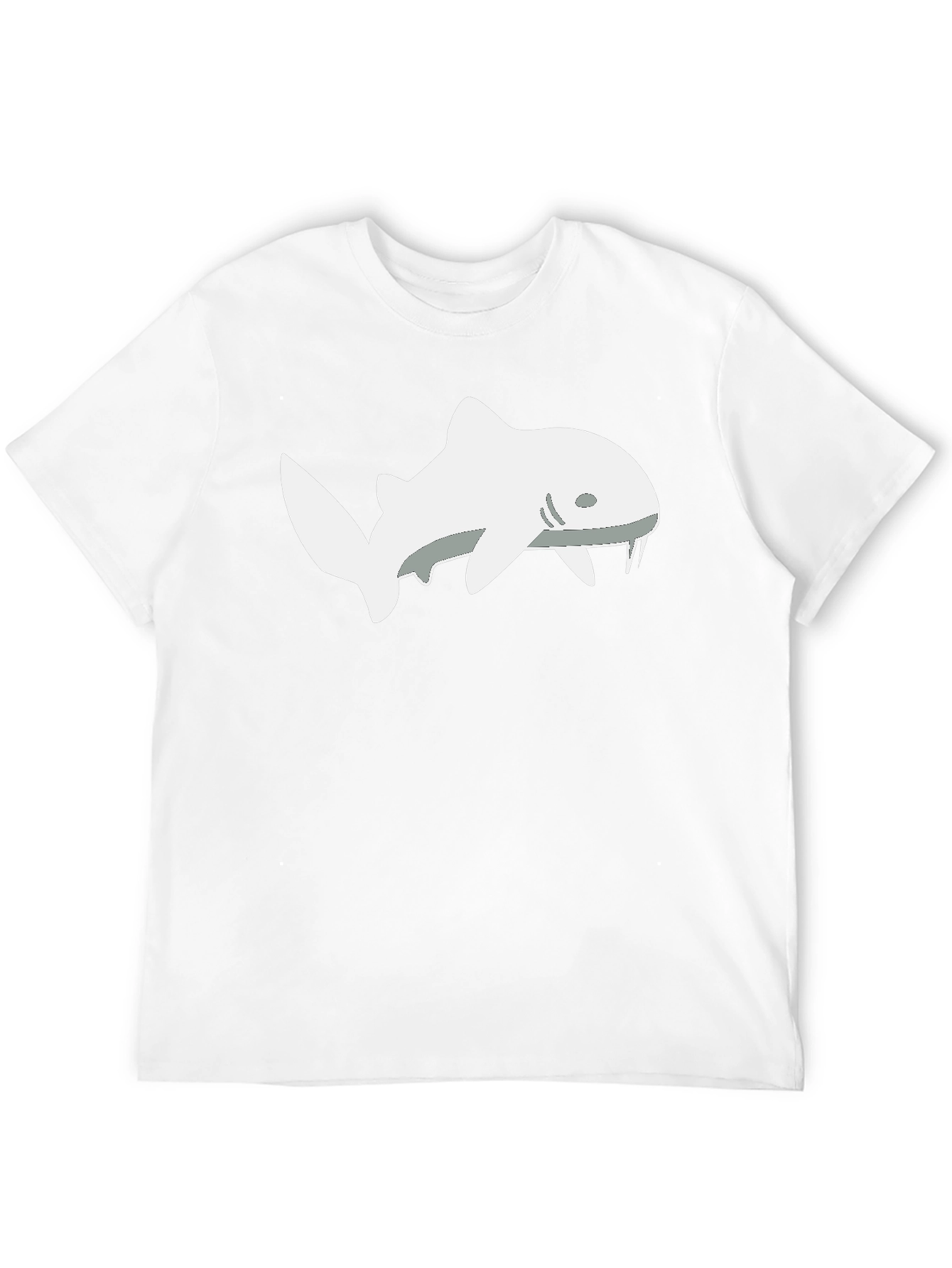 Shark Tooth T-Shirt - Black Cotton Tee