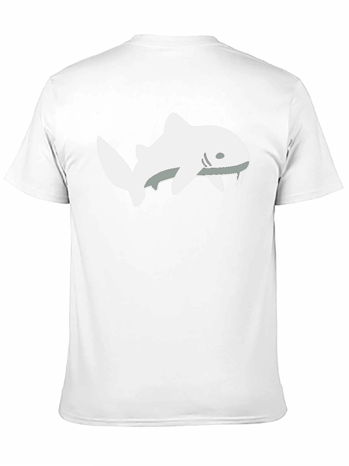 Shark Tooth T-Shirt - Black Cotton Tee