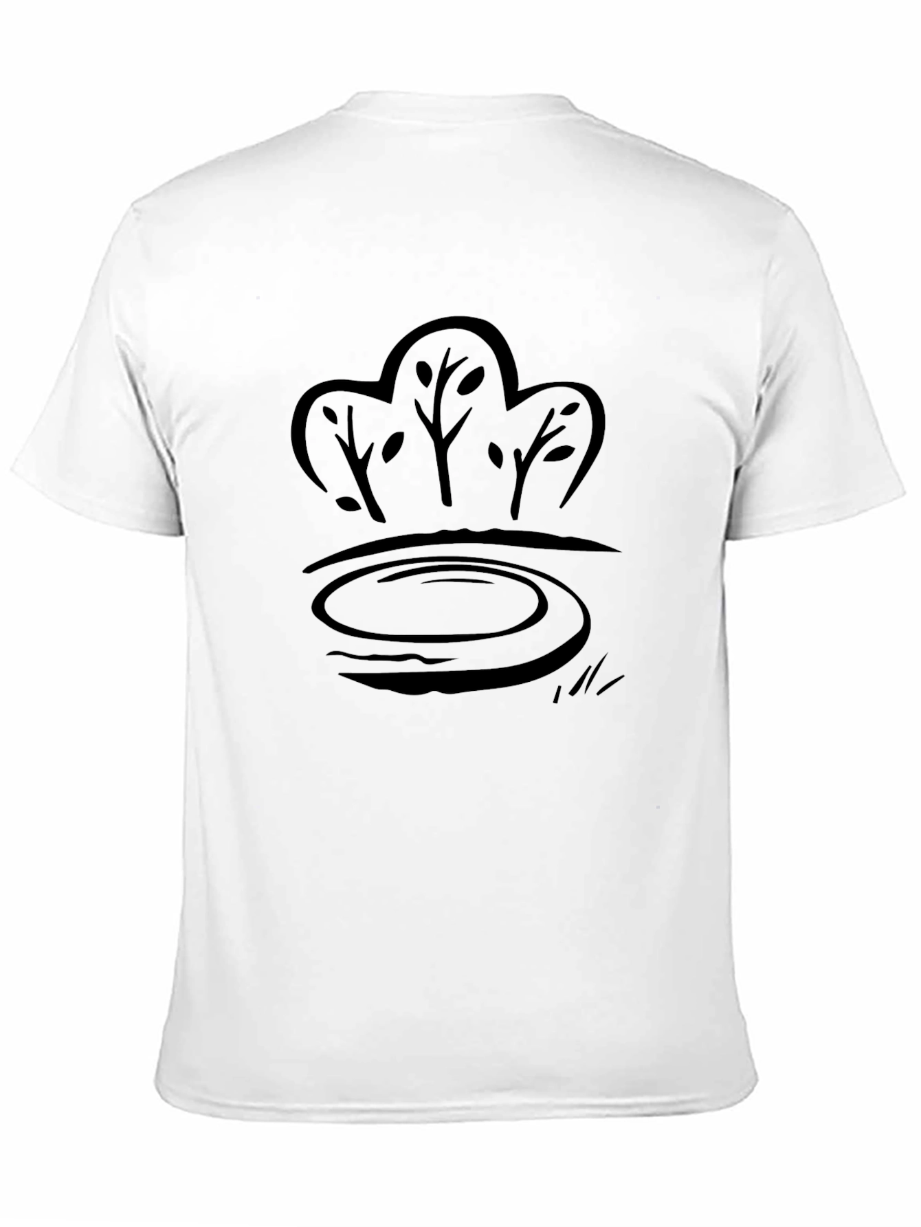 Nature Pond Graphic Tee - Casual Comfort
