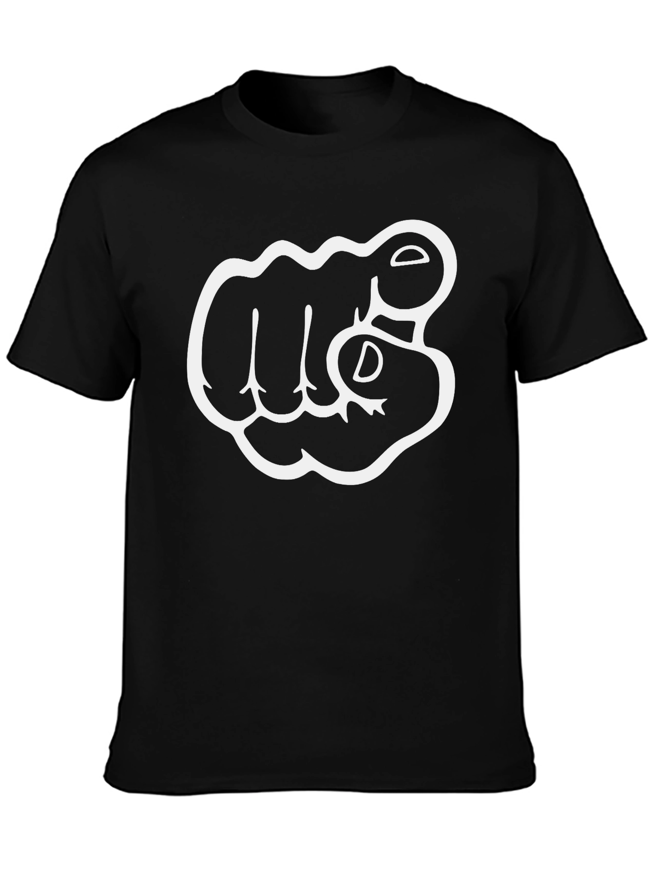 Bold Graphic Tee - Pointing Finger Design