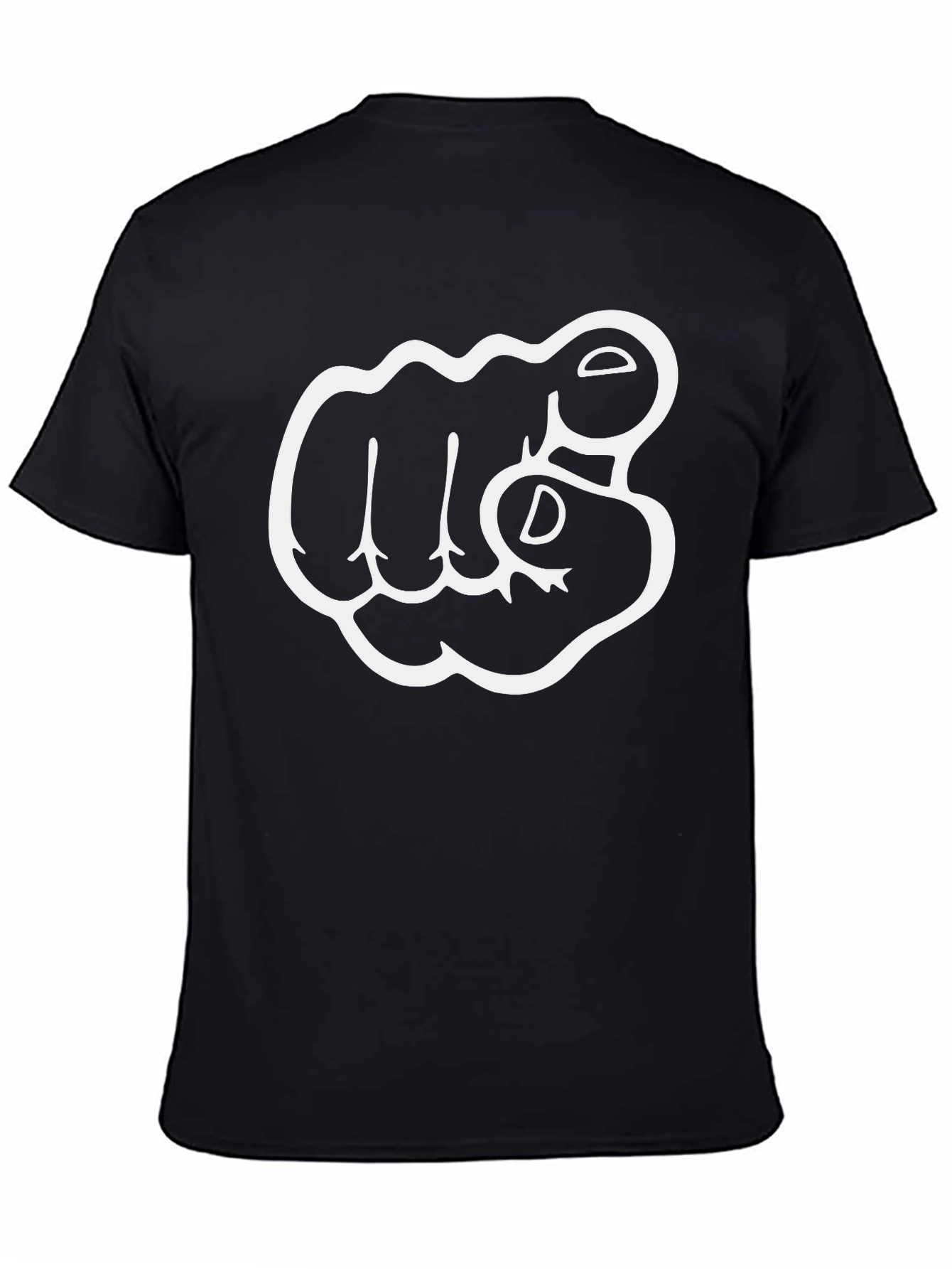 Bold Graphic Tee - Pointing Finger Design