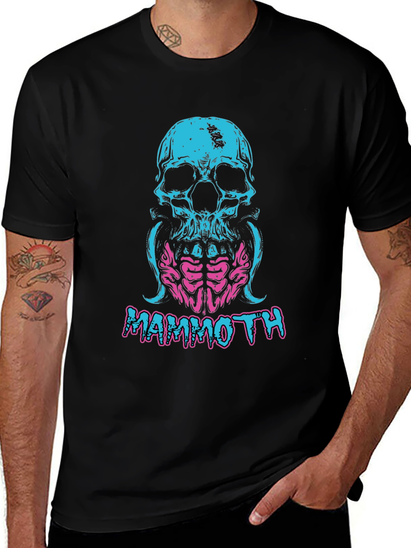 Mammoth Skull Graphic Tee - Cool T-Shirt
