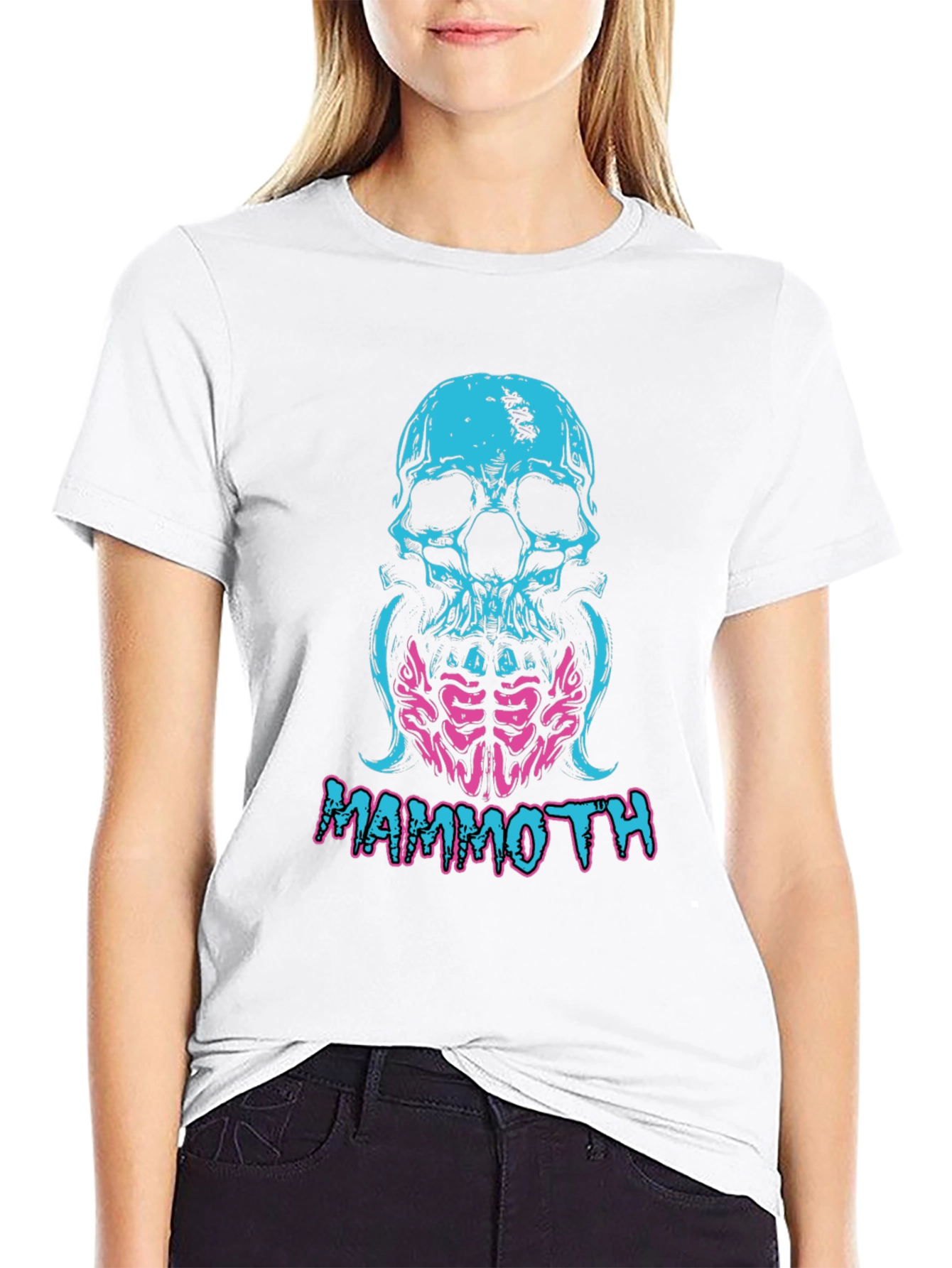 Mammoth Skull Graphic Tee - Cool T-Shirt