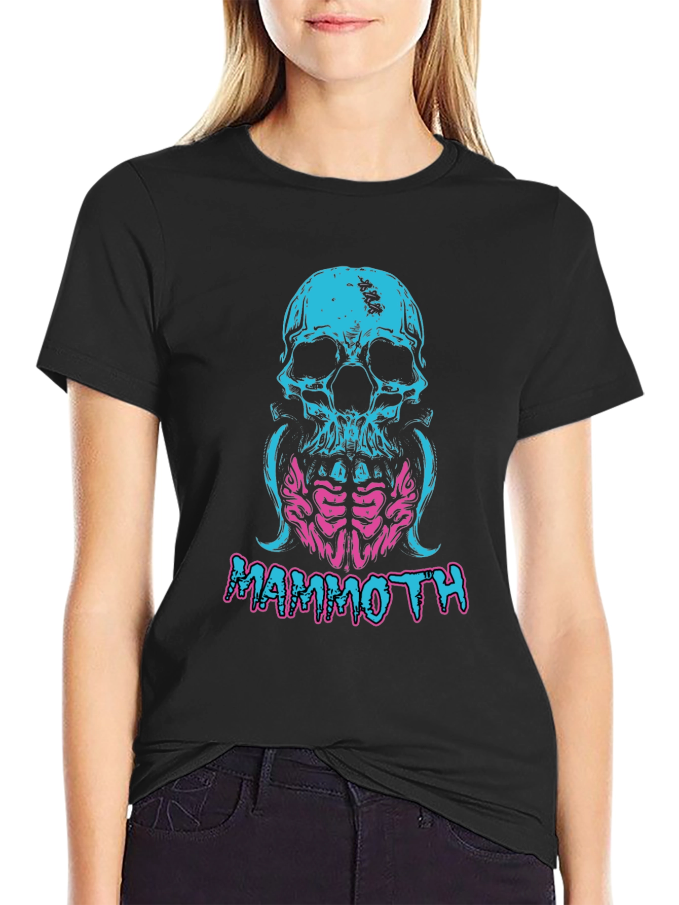 Mammoth Skull Graphic Tee - Cool T-Shirt