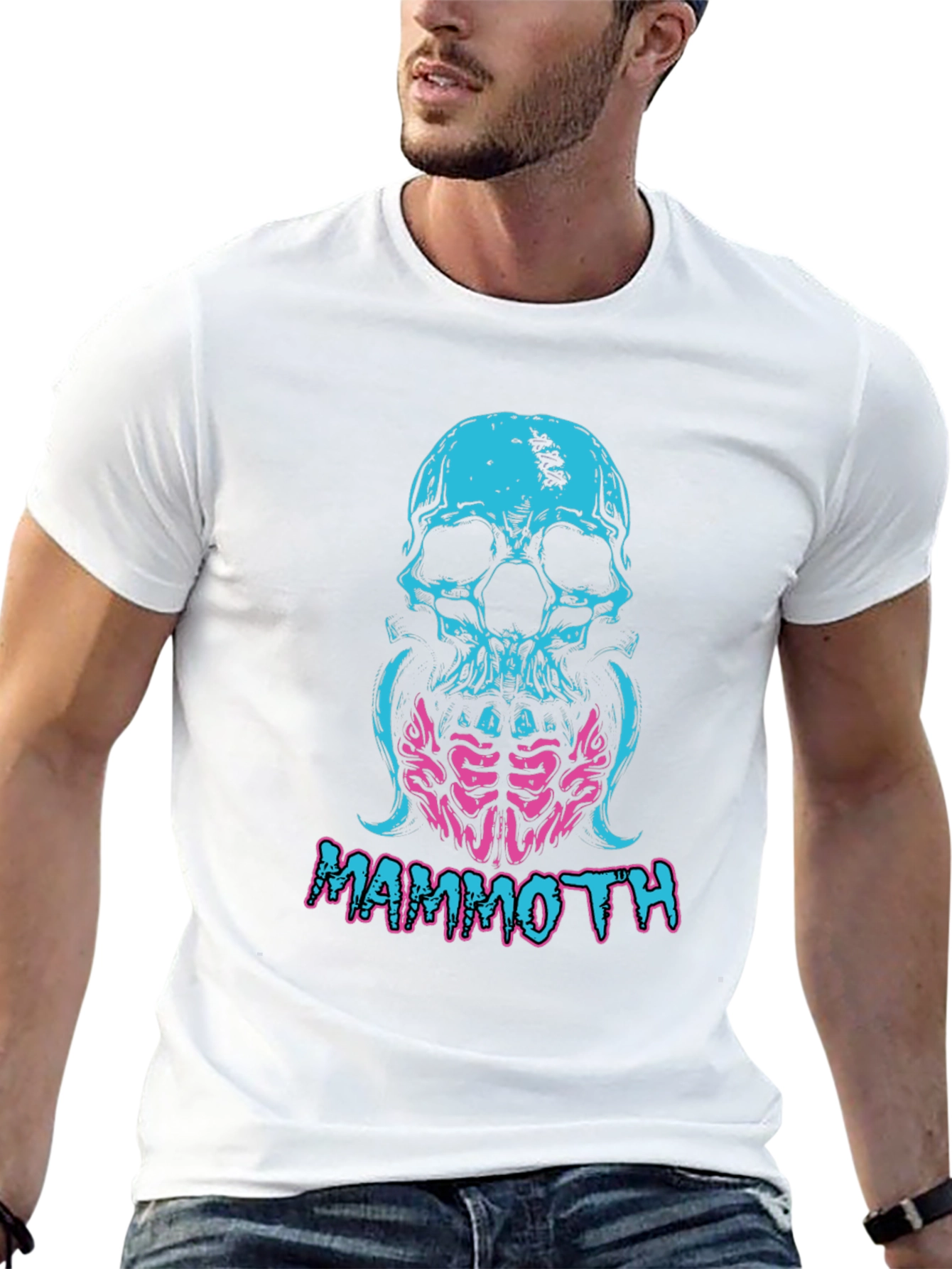 Mammoth Skull Graphic Tee - Cool T-Shirt