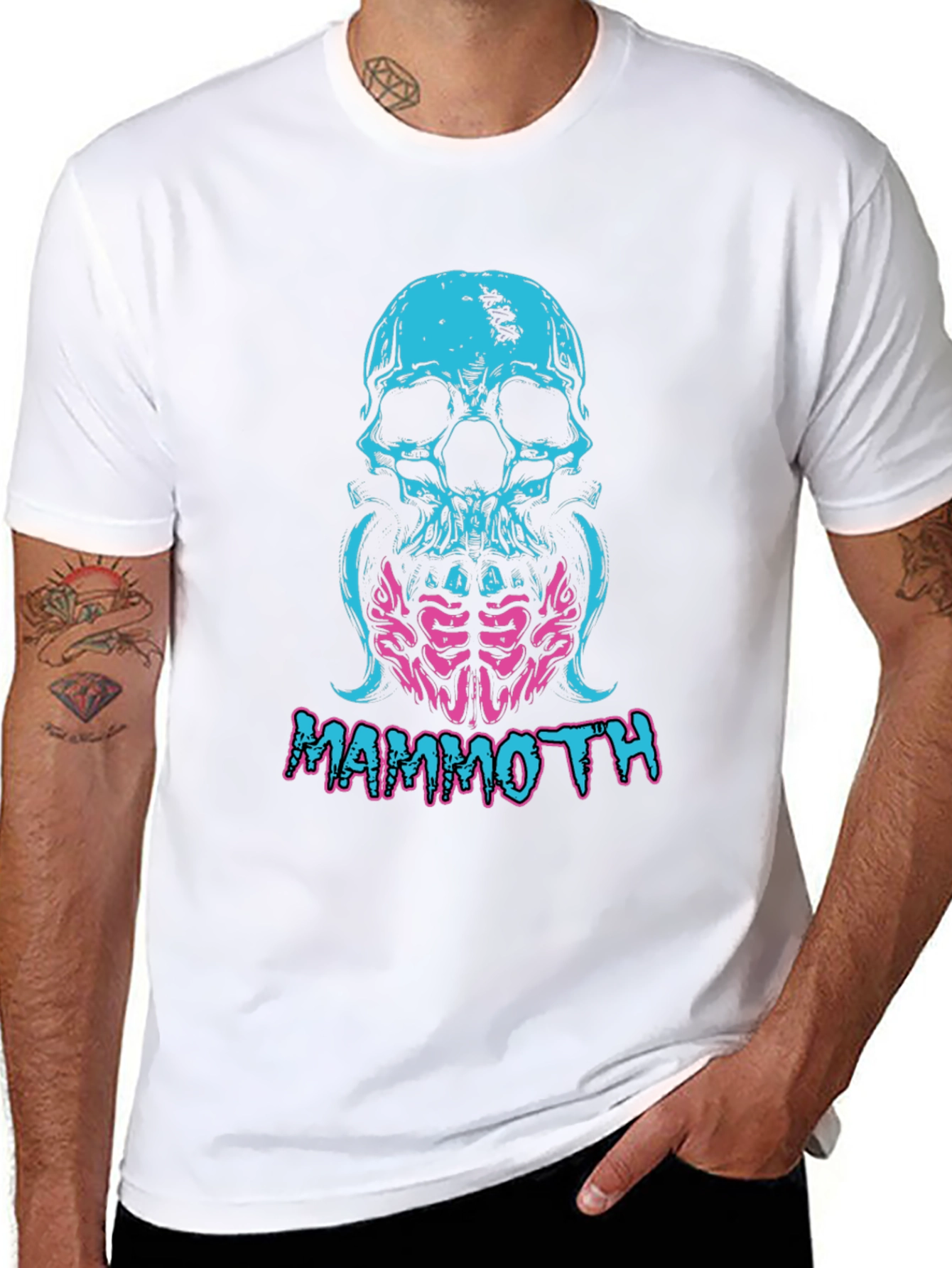 Mammoth Skull Graphic Tee - Cool T-Shirt