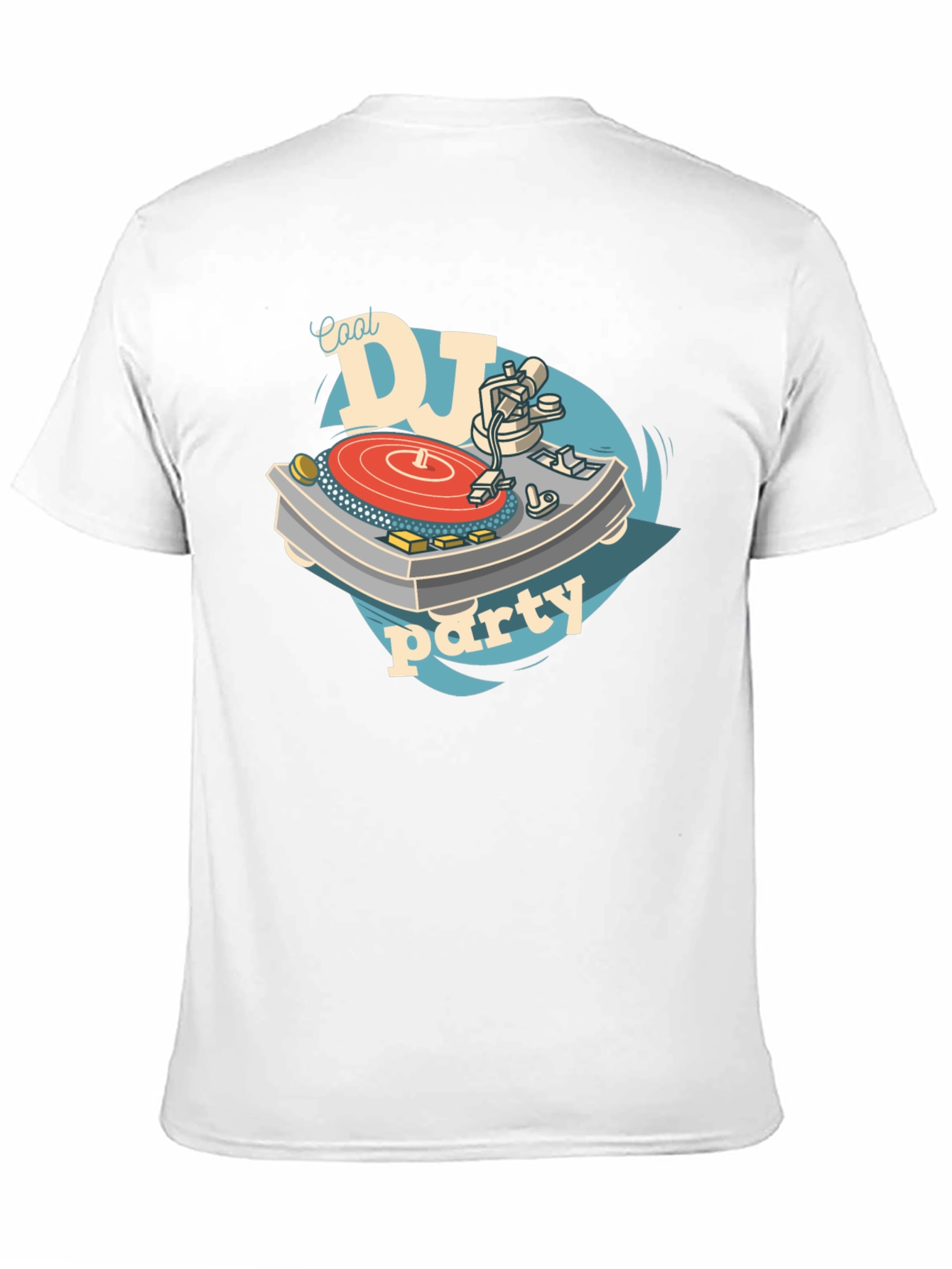 Cool DJ Party T-Shirt - Black