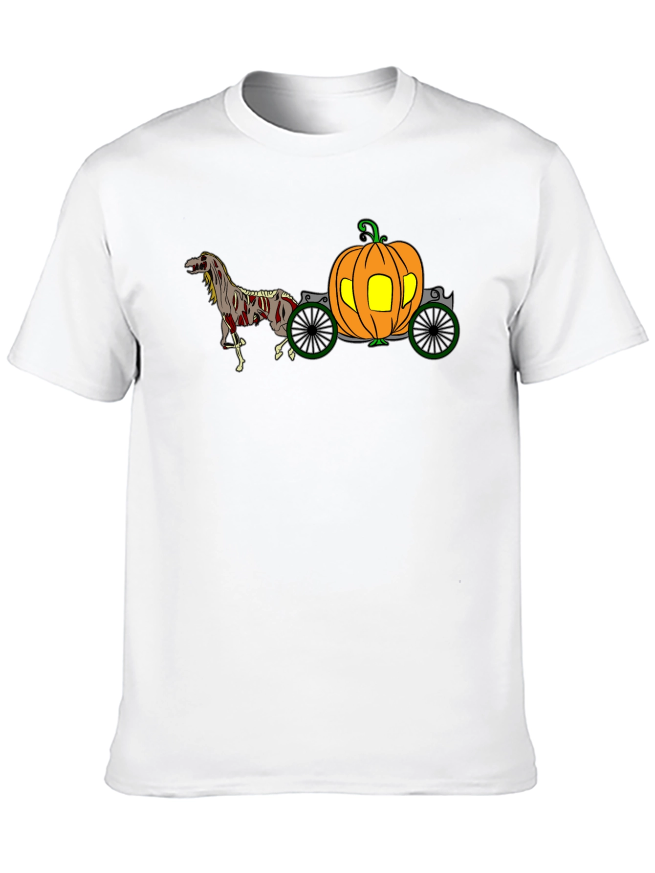 Pumpkin Carriage Halloween T-Shirt