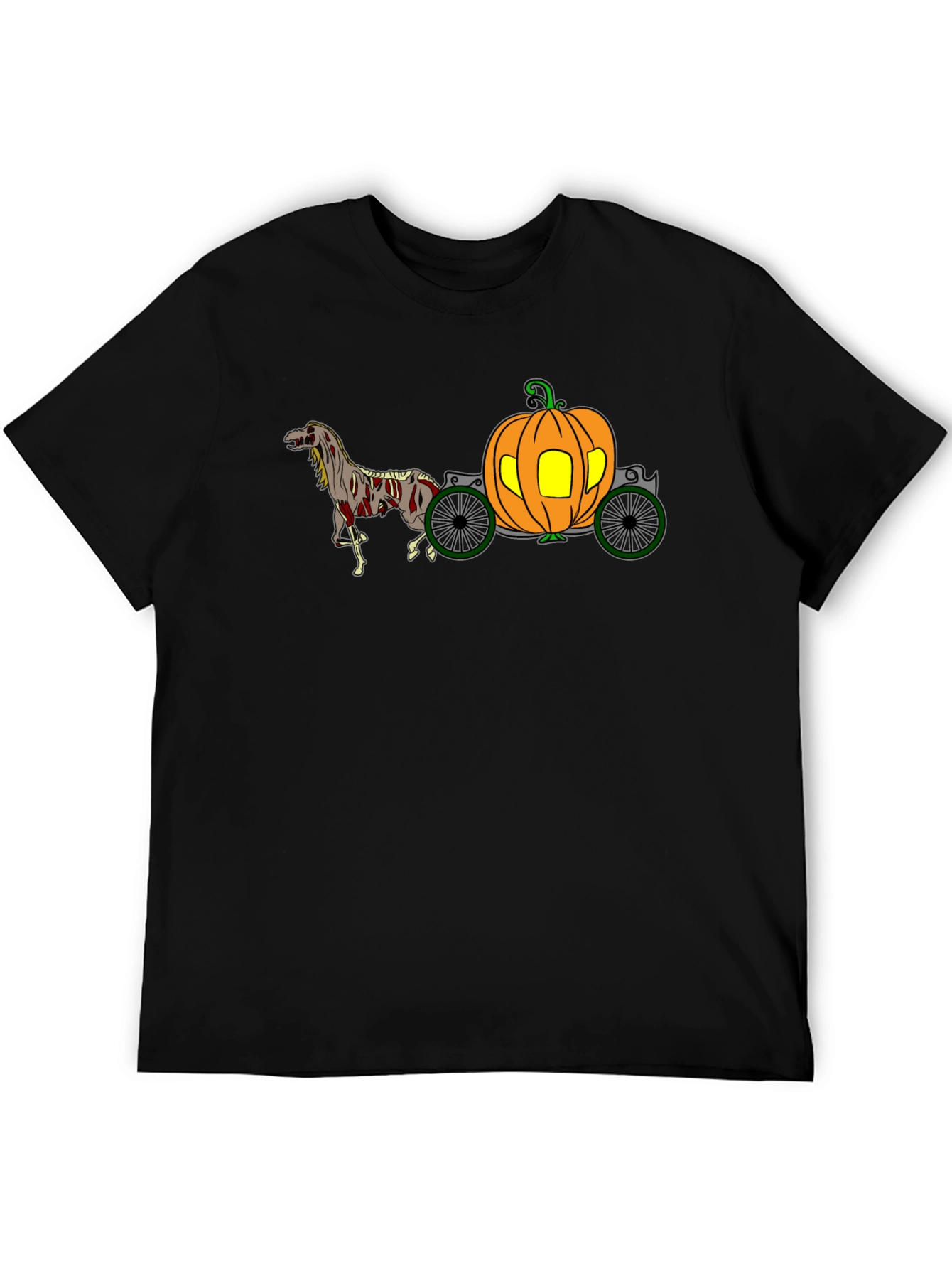 Pumpkin Carriage Halloween T-Shirt