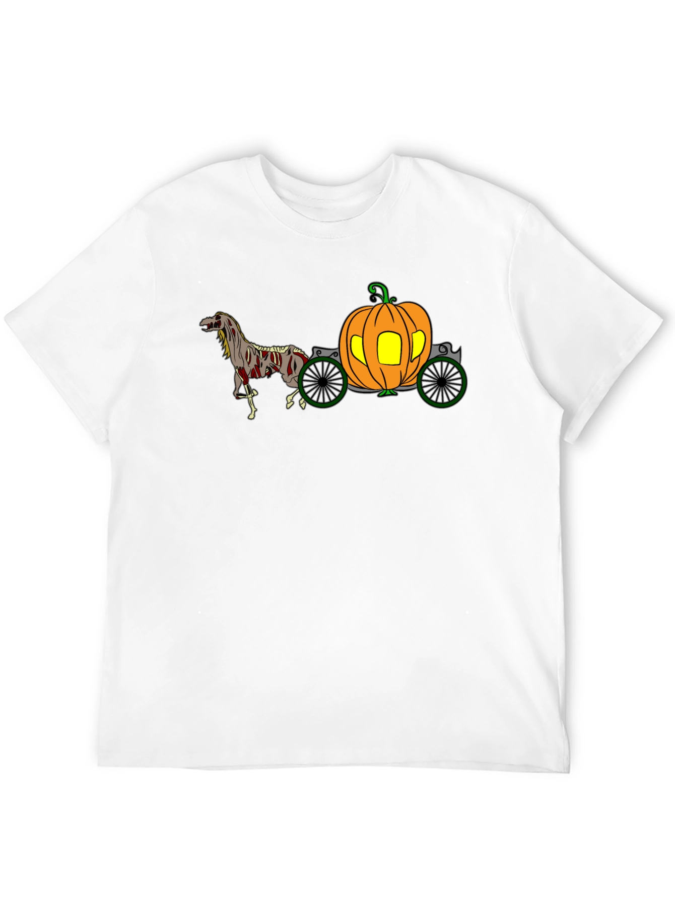 Pumpkin Carriage Halloween T-Shirt