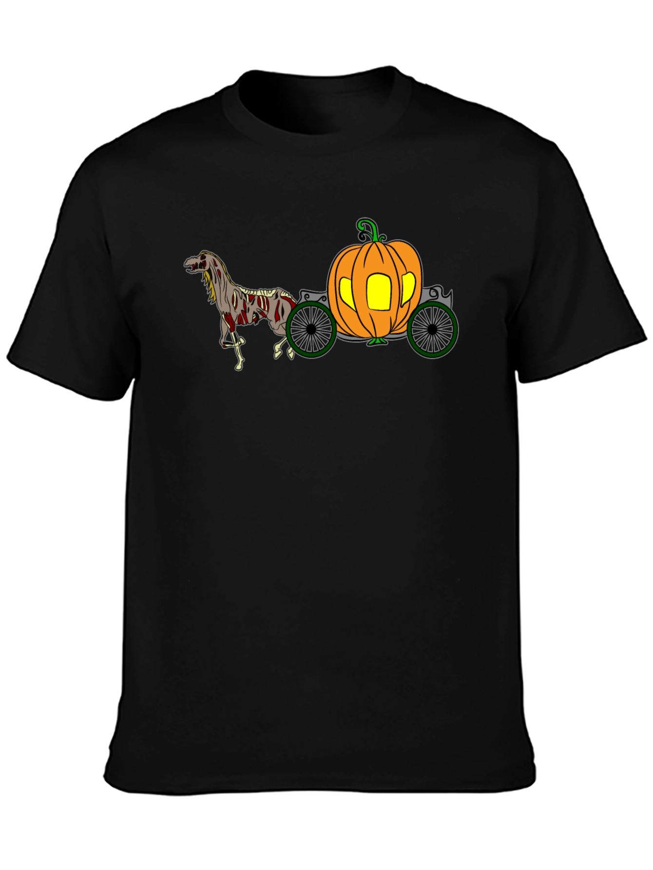 Pumpkin Carriage Halloween T-Shirt