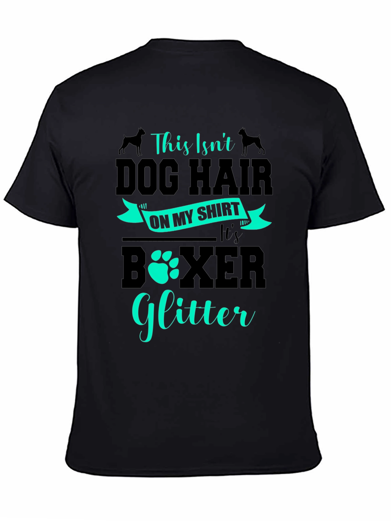 Dog Lover T-Shirt - Boxer Glitter Design