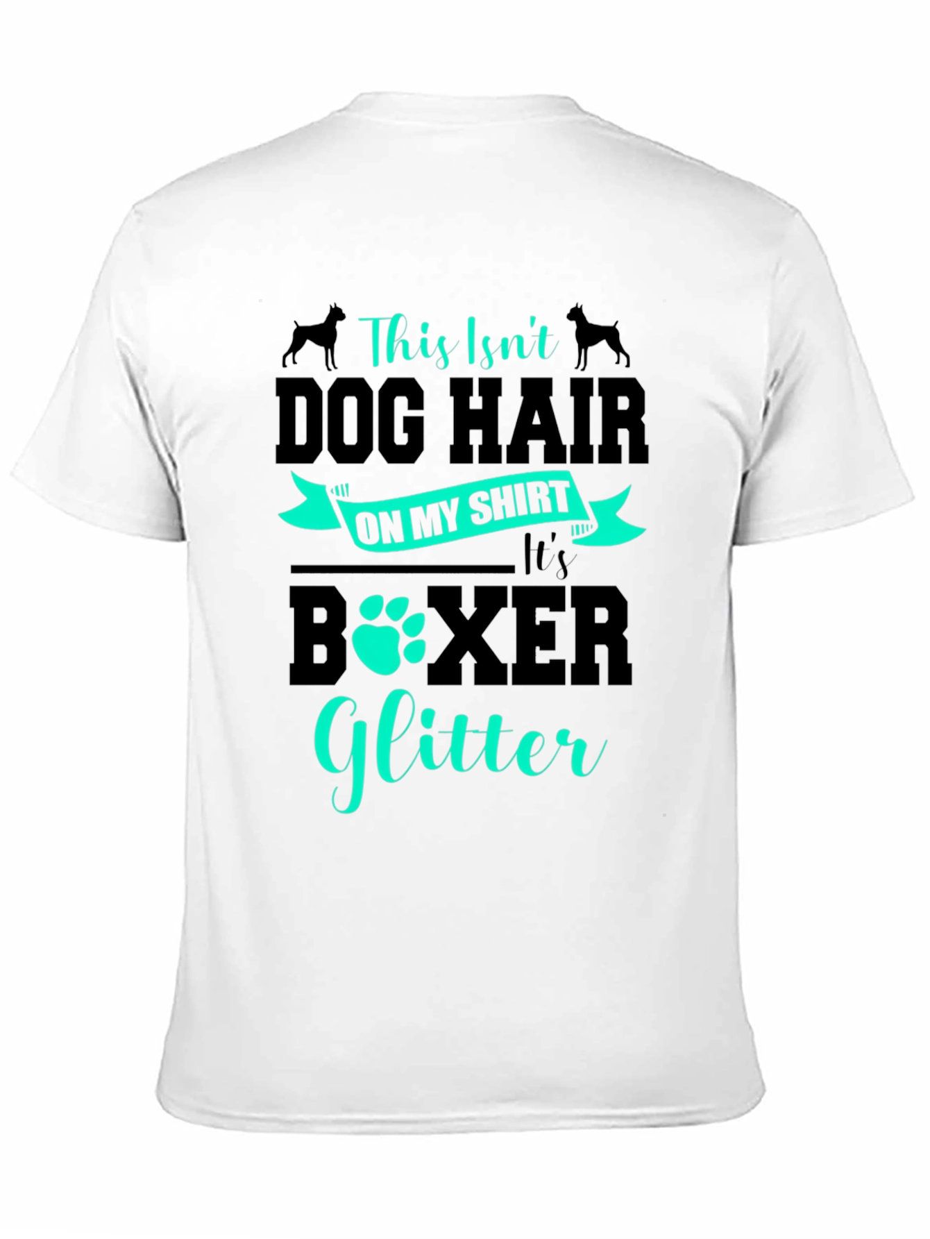 Dog Lover T-Shirt - Boxer Glitter Design